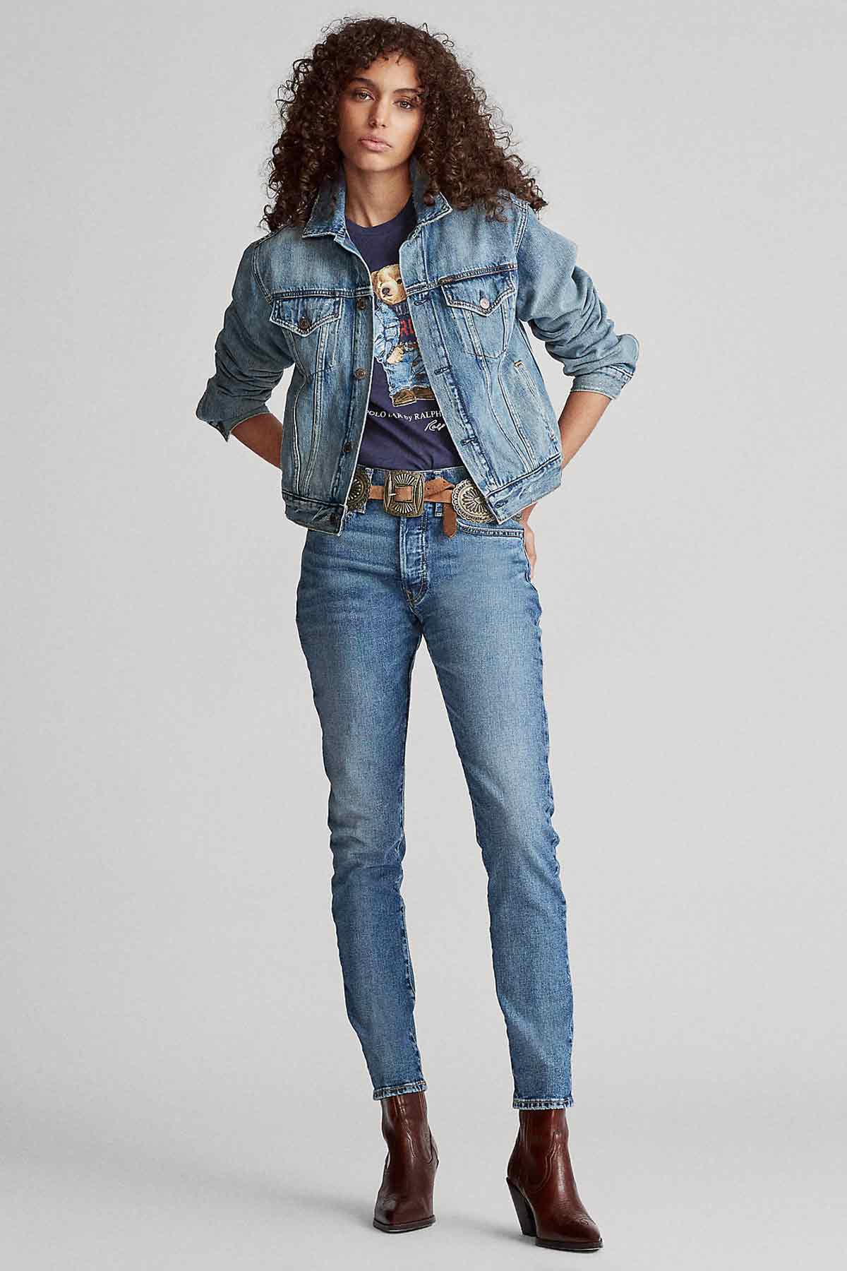 Polo Ralph Lauren Polo Bear Denim Ceket-Libas Trendy Fashion Store