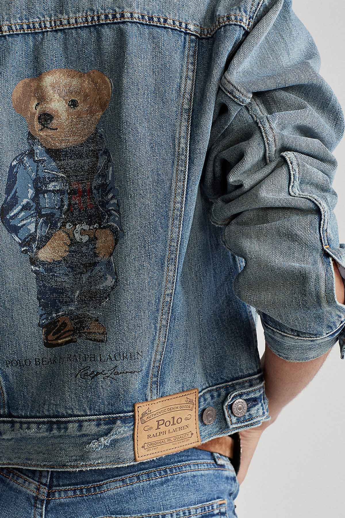 Polo Ralph Lauren Polo Bear Denim Ceket-Libas Trendy Fashion Store