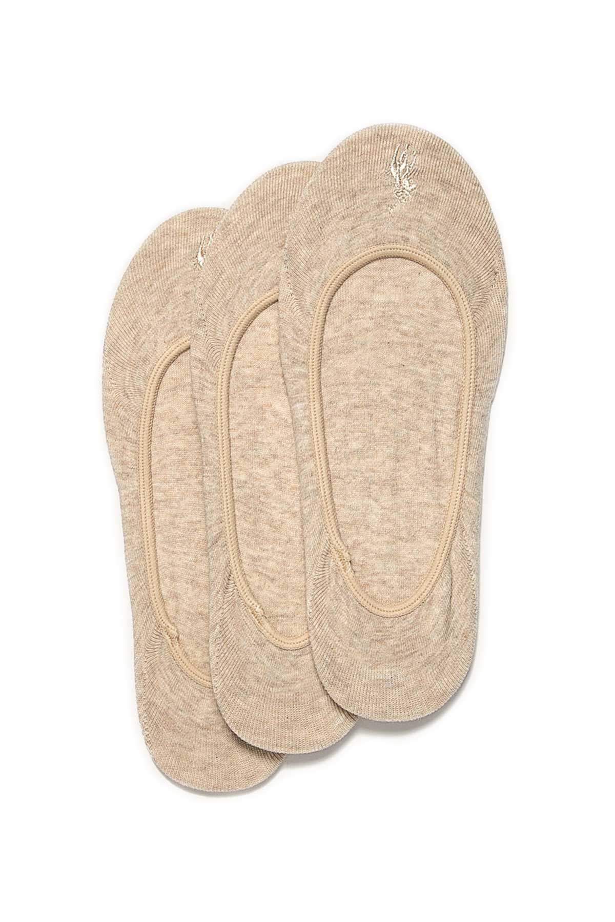 Polo Ralph Lauren Kadın 3'lü Paket Babet Çorap-Libas Trendy Fashion Store