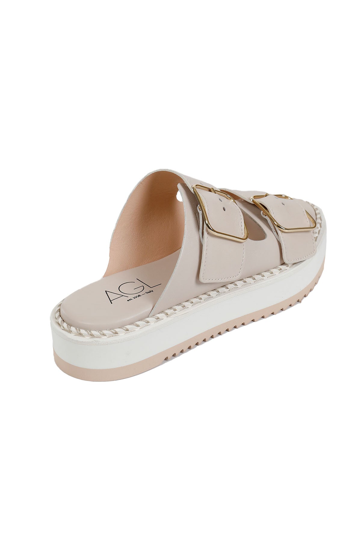 Agl Soraya Hidrangen Kalın Kemerli Terlik-Libas Trendy Fashion Store