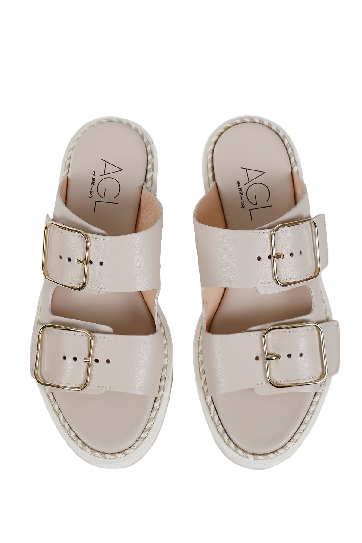 Agl Soraya Hidrangen Kalın Kemerli Terlik-Libas Trendy Fashion Store