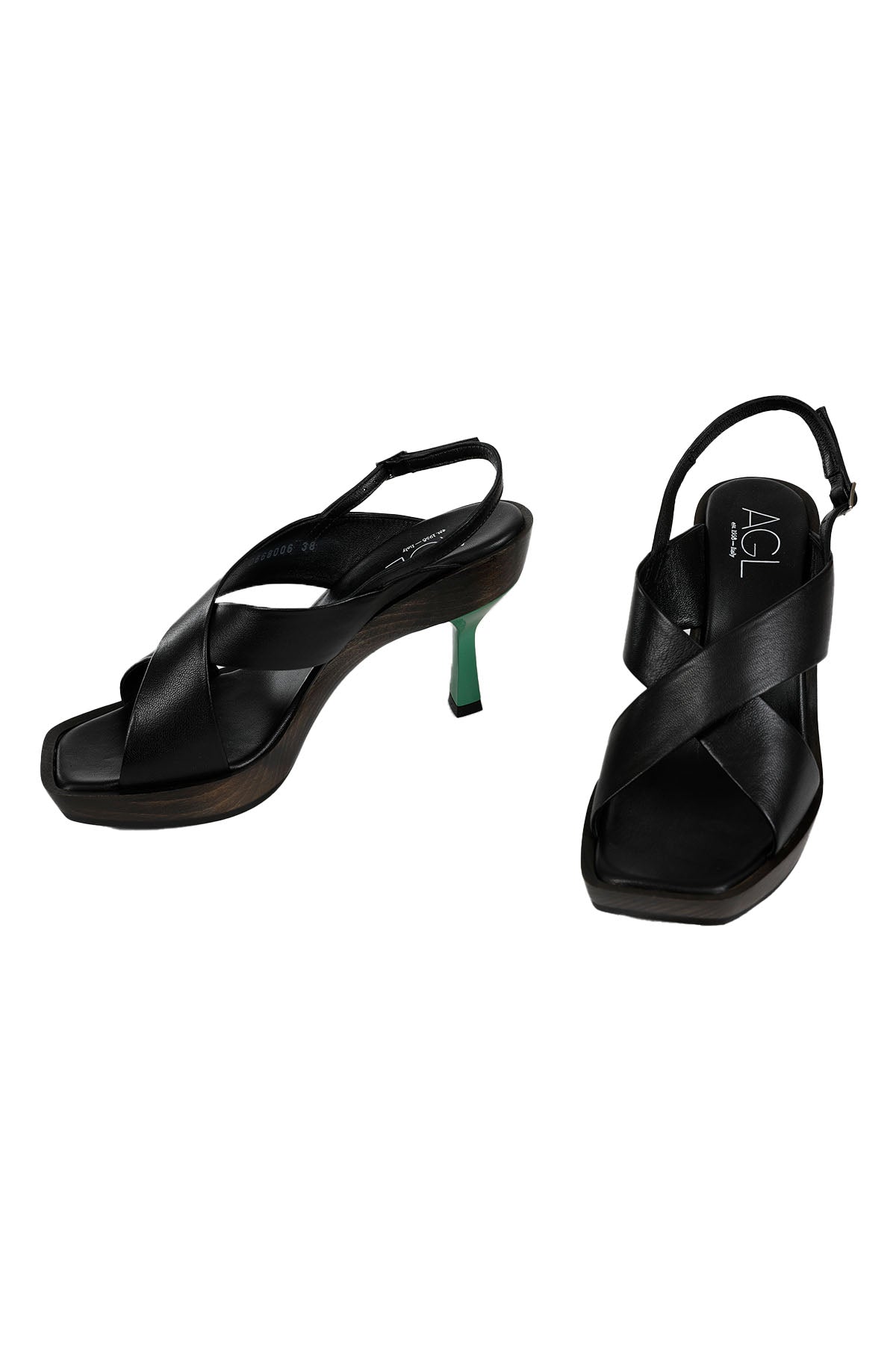 Agl Küt Burun Surin Topuklu Sandalet Mule Ayakkabı-Libas Trendy Fashion Store