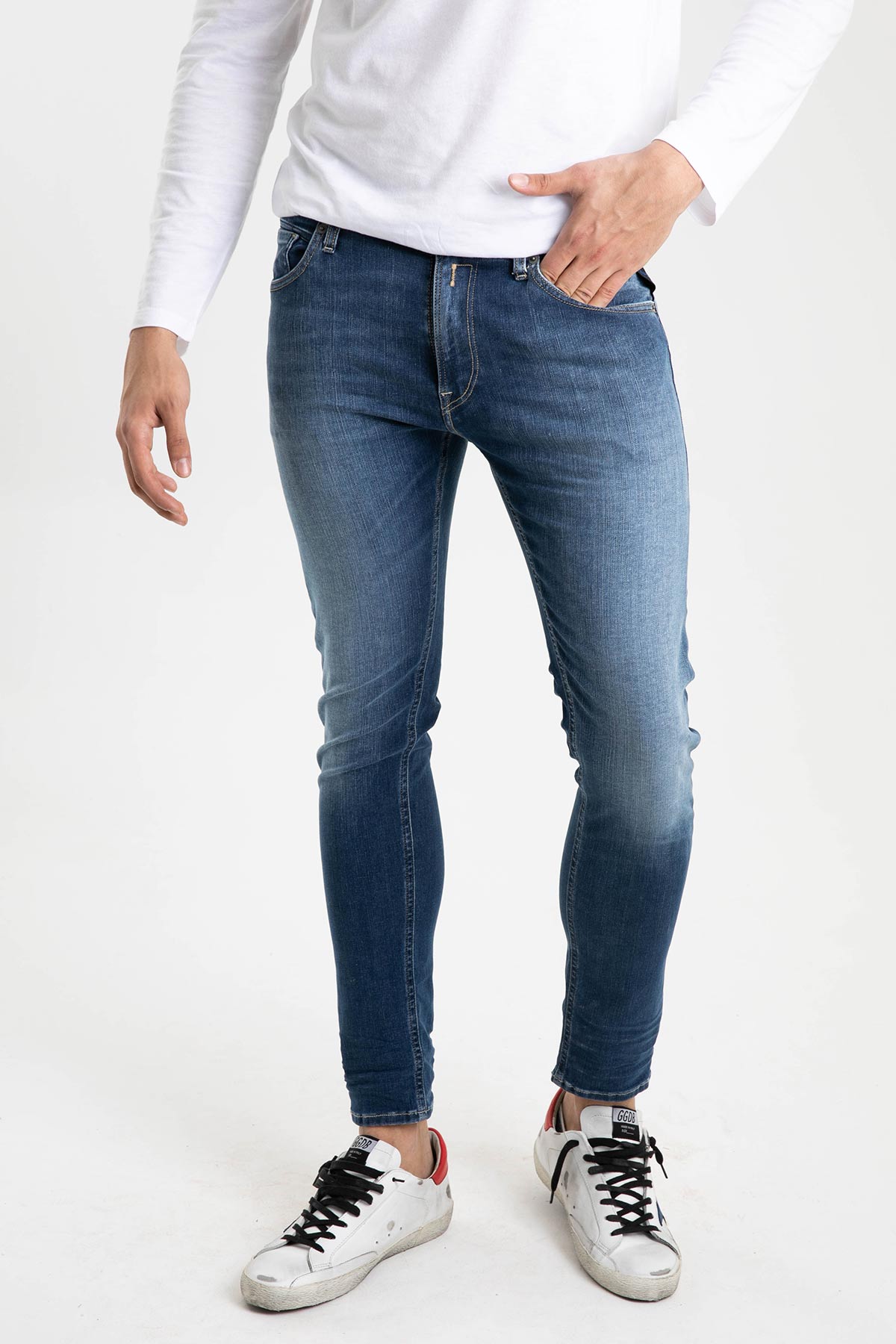 Replay Hyperflex Re-Used Skinny Fit Jondrill Jeans-Libas Trendy Fashion Store