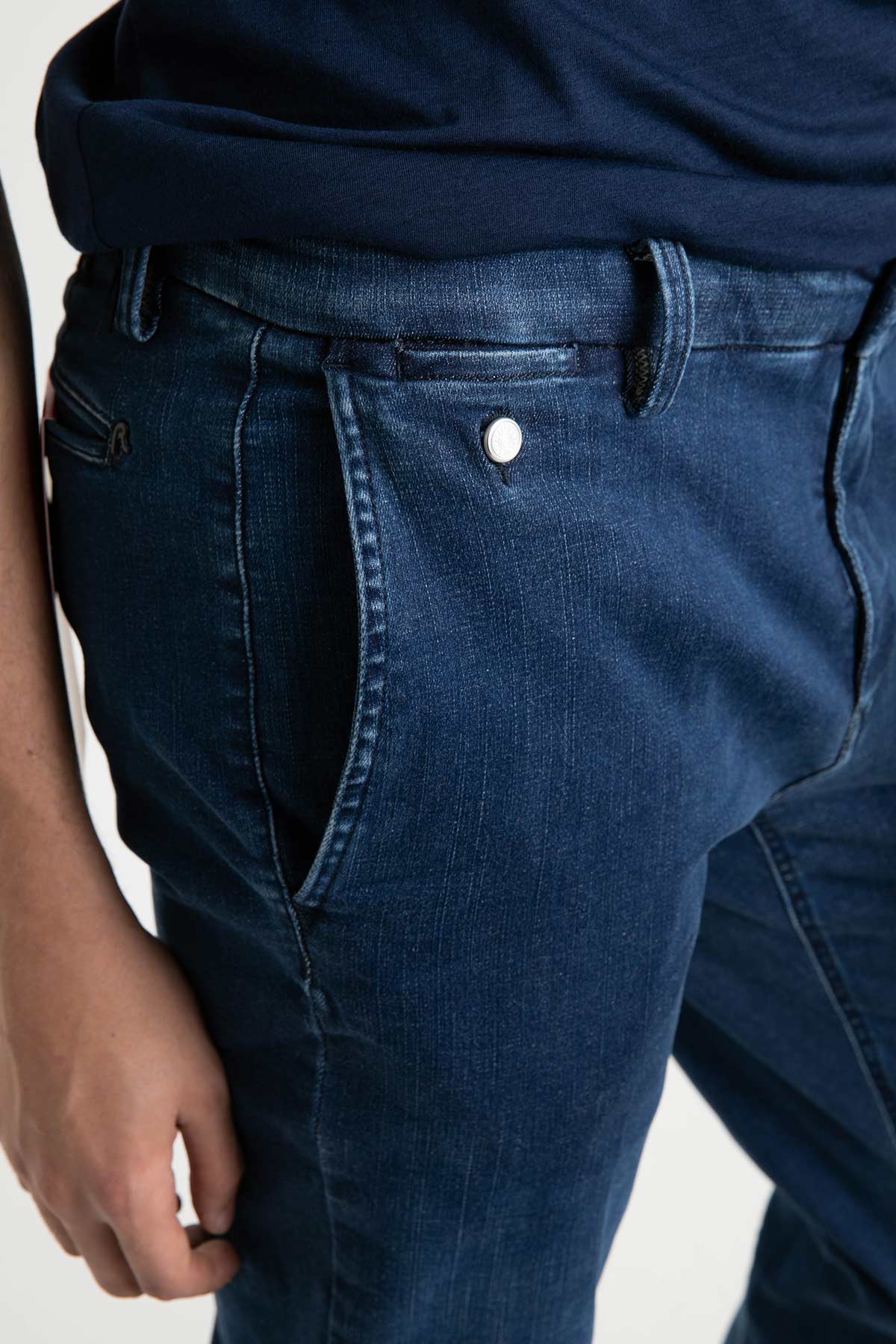 Replay Benni Hyperflex Yandan Cepli Denim Pantolon-Libas Trendy Fashion Store