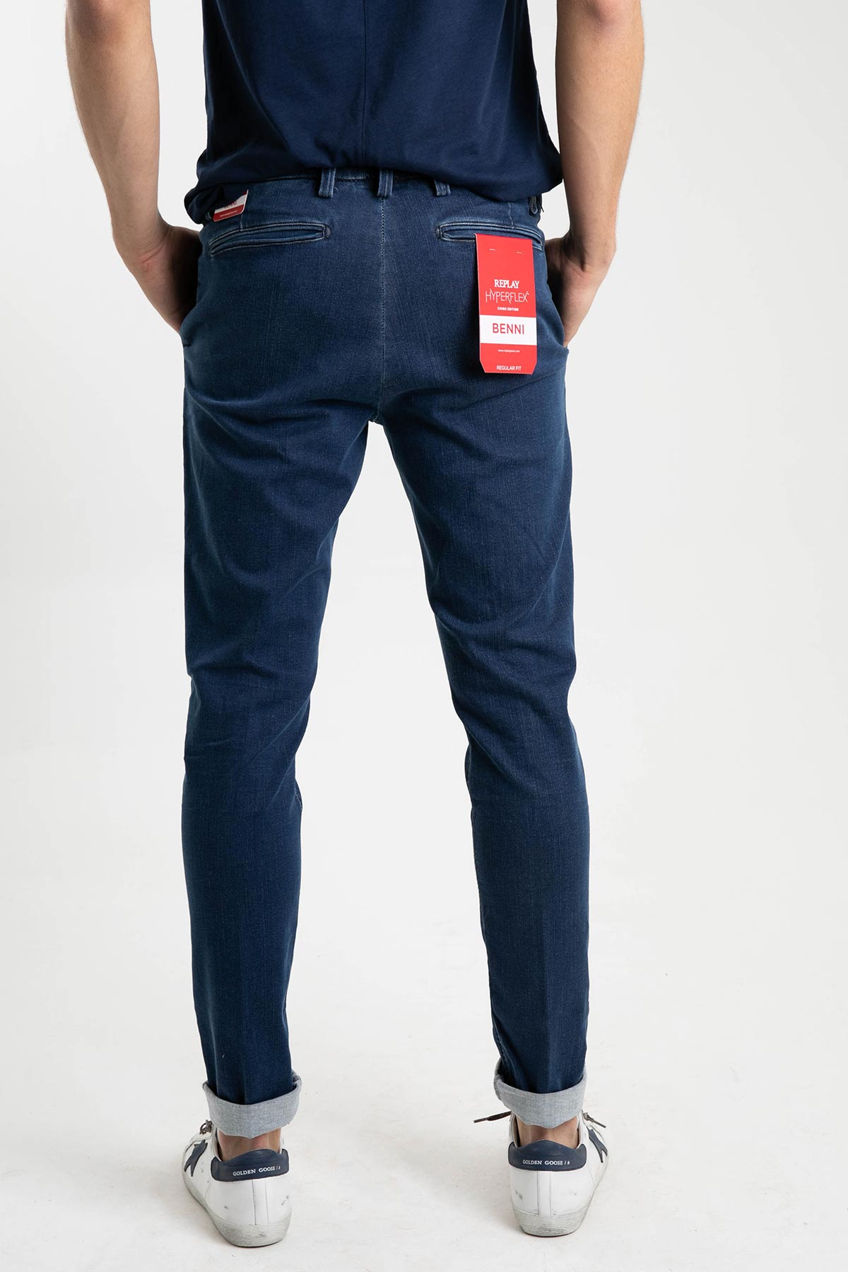 Replay Benni Hyperflex Yandan Cepli Denim Pantolon-Libas Trendy Fashion Store