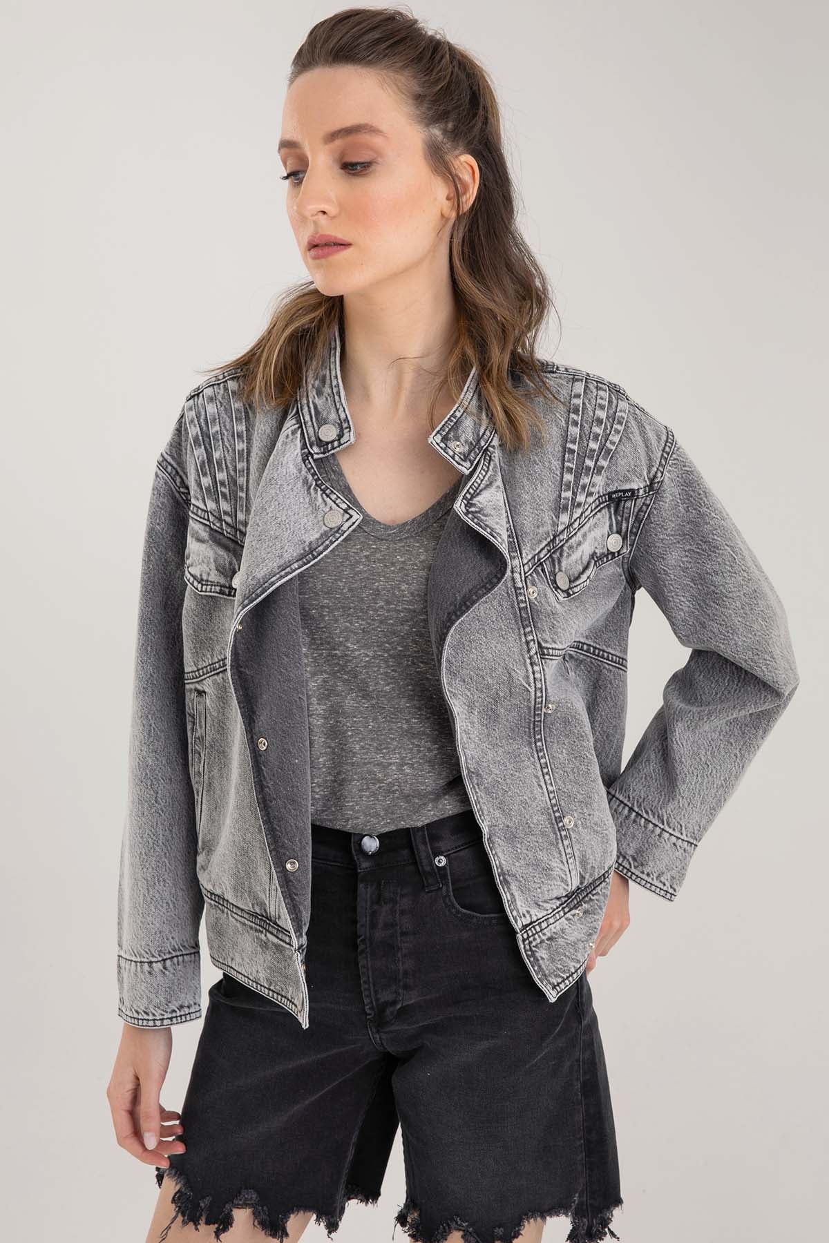 Replay Vintage Jean Ceket-Libas Trendy Fashion Store