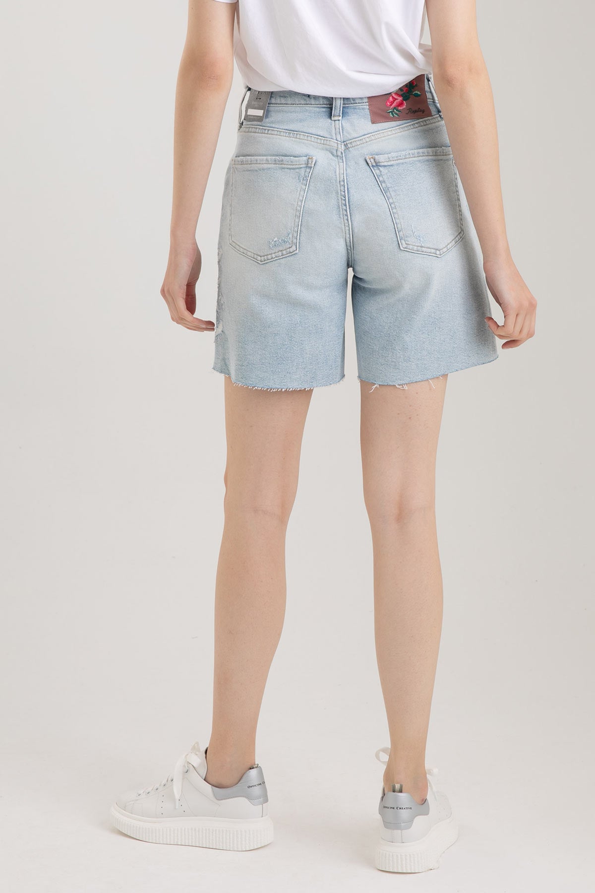 Replay Yüksek Bel Jean Şort-Libas Trendy Fashion Store