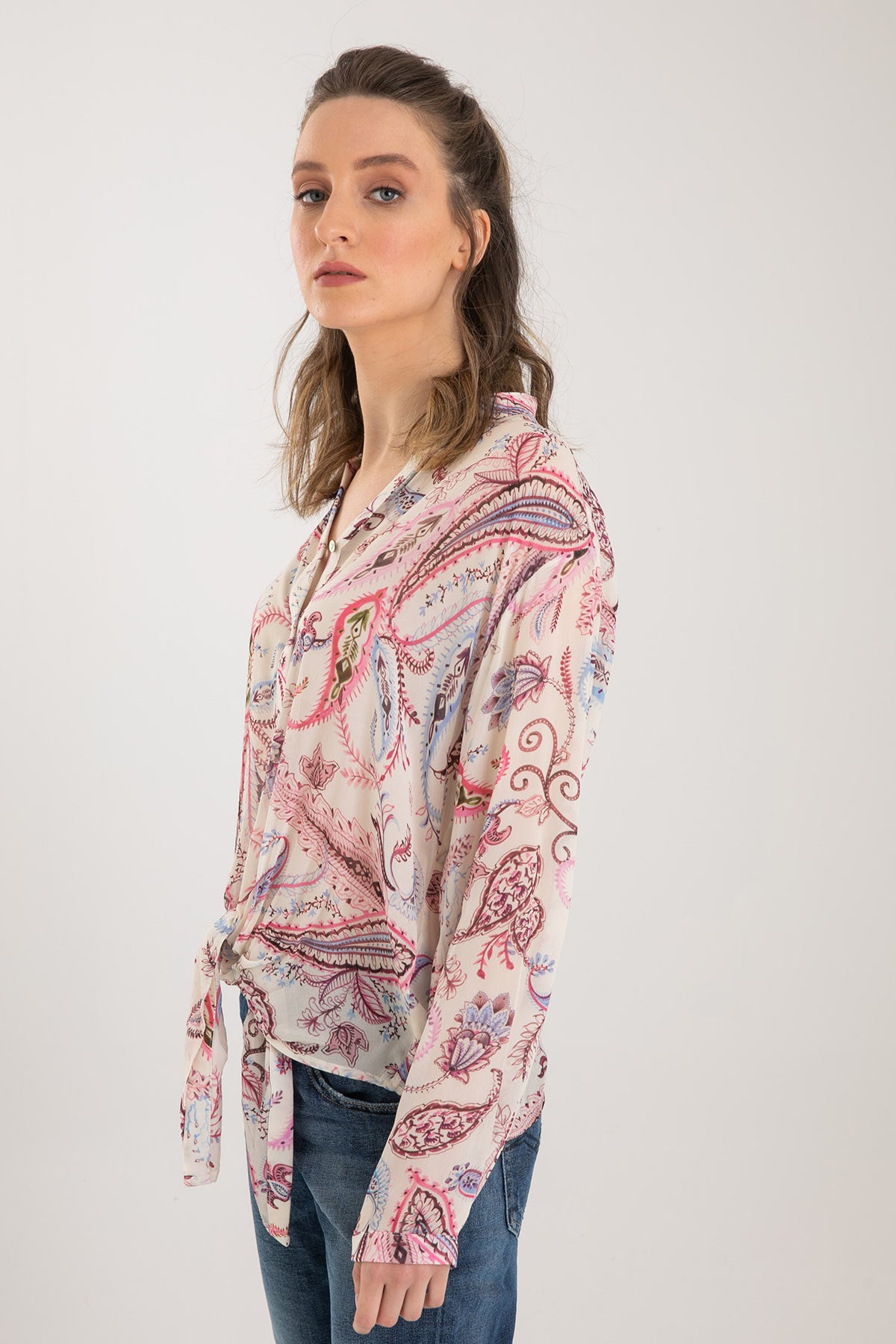 Replay Önden Bağlamalı Gömlek-Libas Trendy Fashion Store