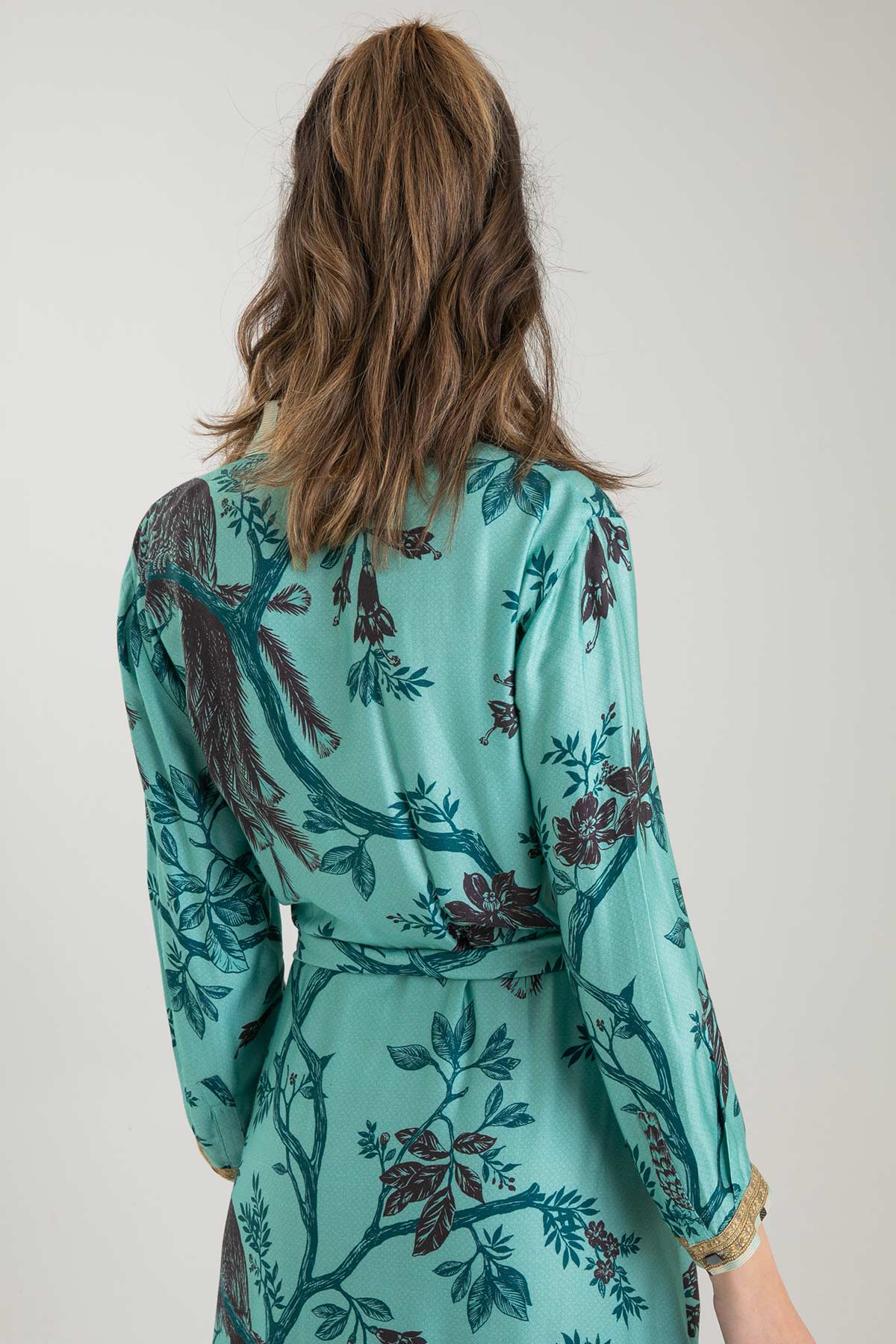 Replay Belden Kuşaklı Maxi Elbise-Libas Trendy Fashion Store