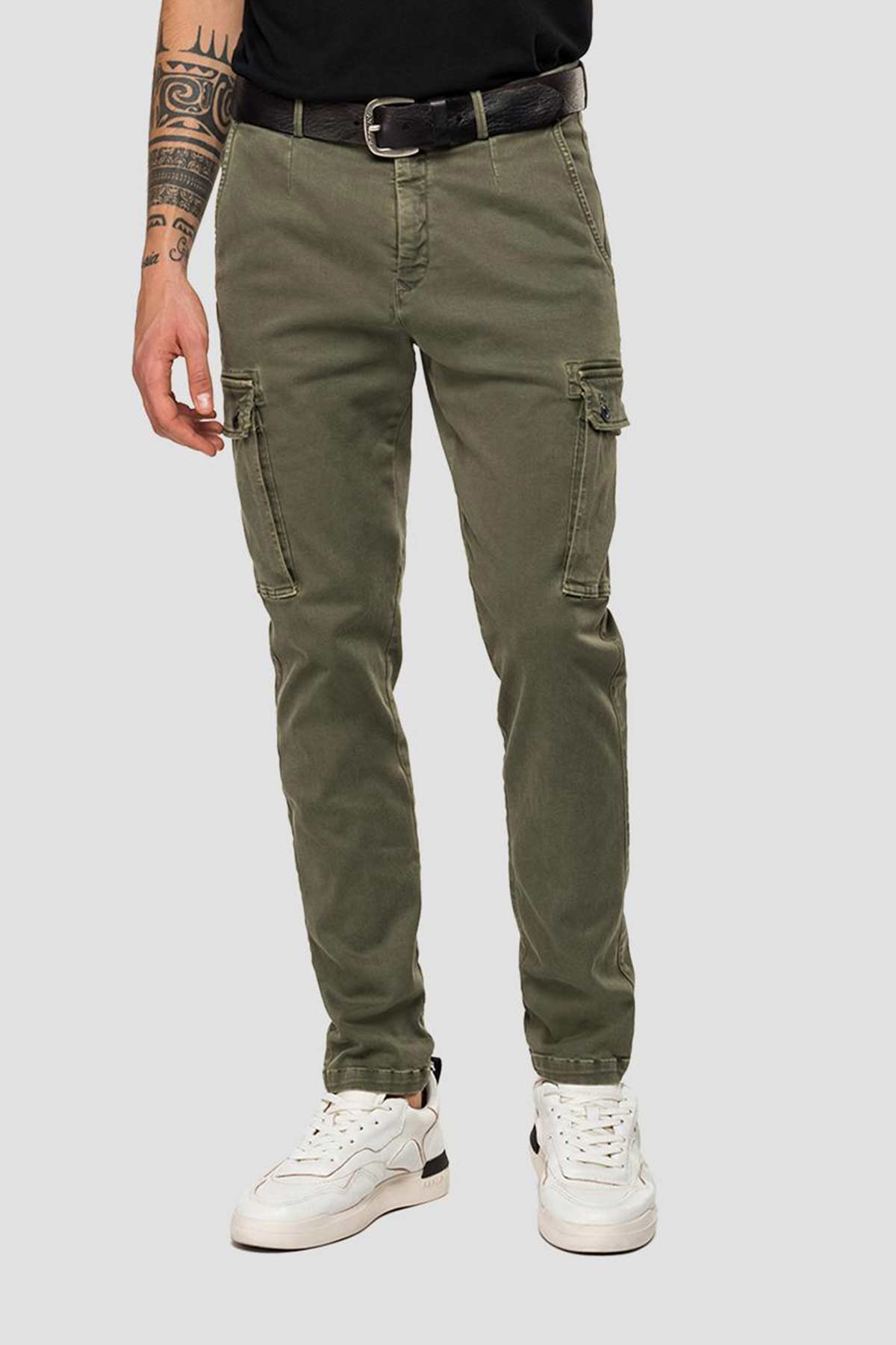 Replay Jaan Hyperflex Kargo Pantolon-Libas Trendy Fashion Store