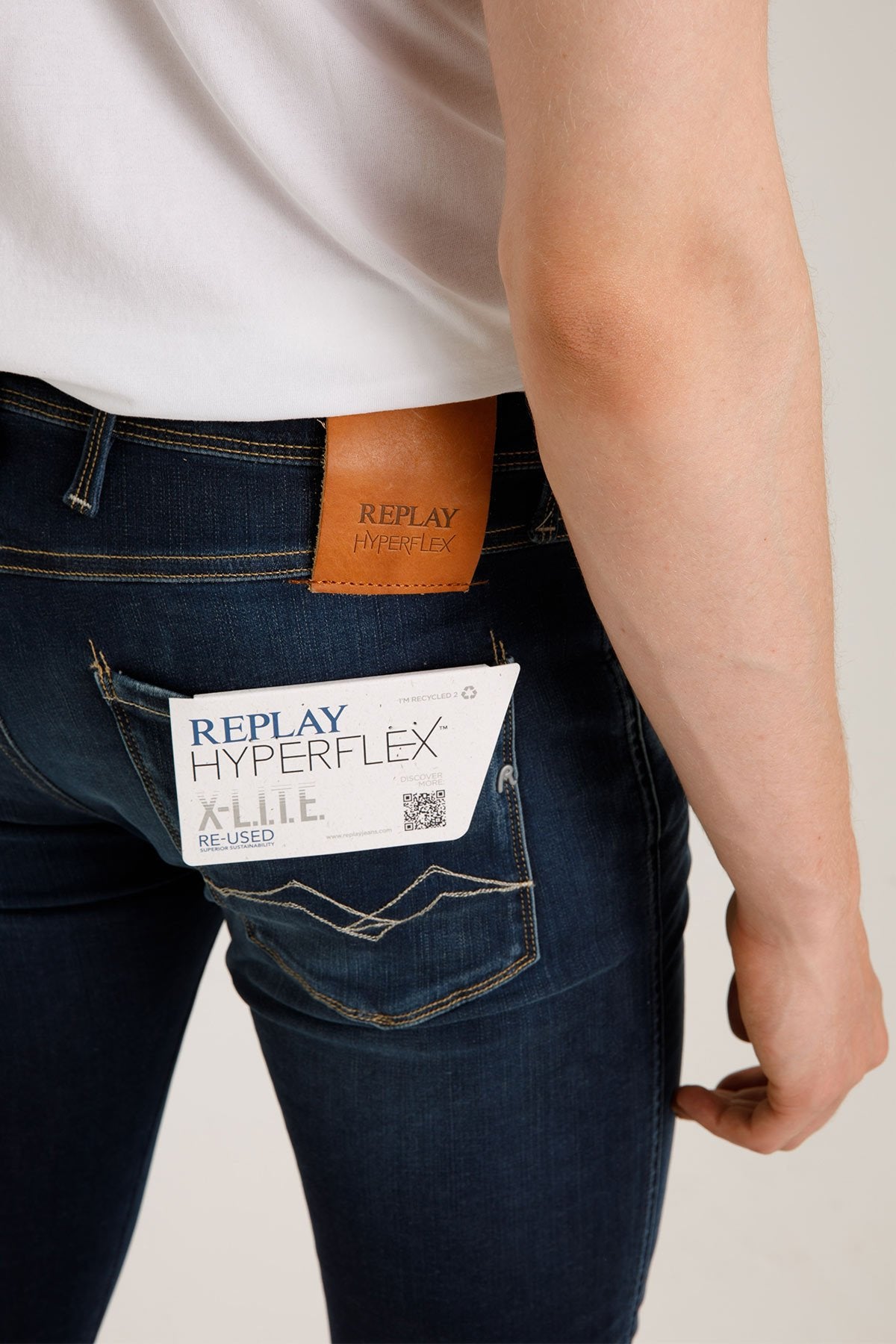 Replay Hyperflex X-Lite Re-Used Slim Fit Jeans-Libas Trendy Fashion Store