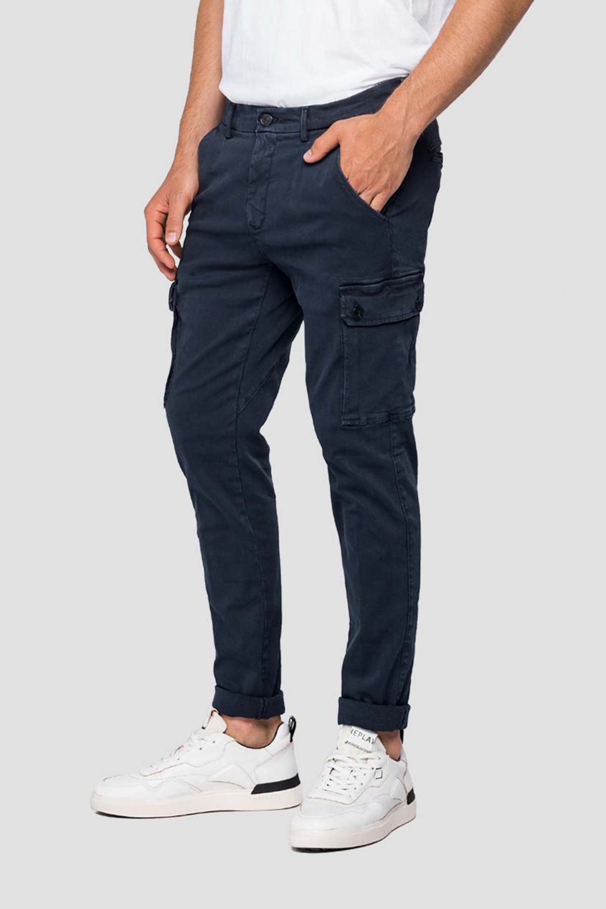 Replay Jaan Hyperflex Kargo Pantolon-Libas Trendy Fashion Store