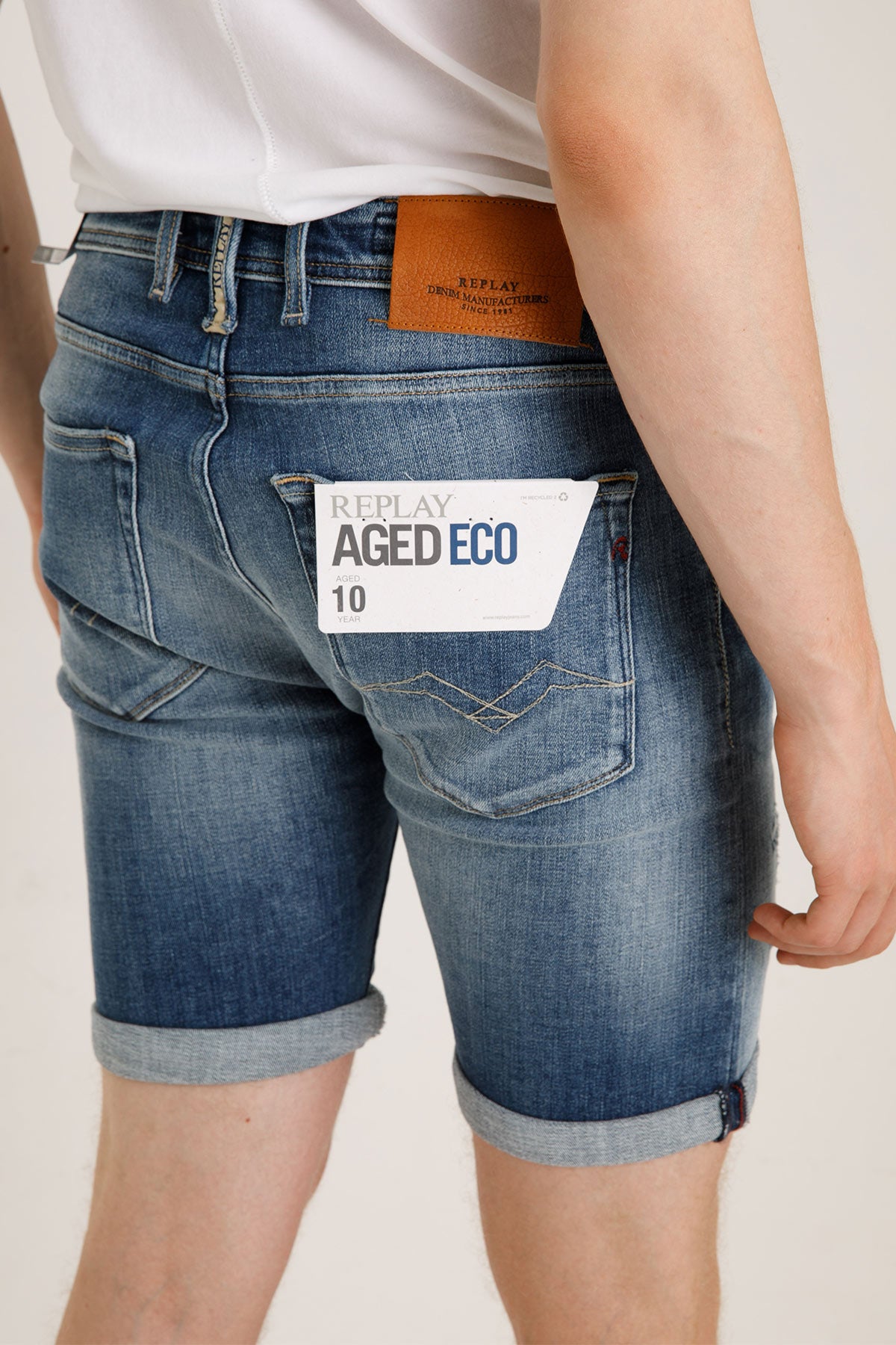 Replay Aged Eco 10 Year Jean Şort-Libas Trendy Fashion Store