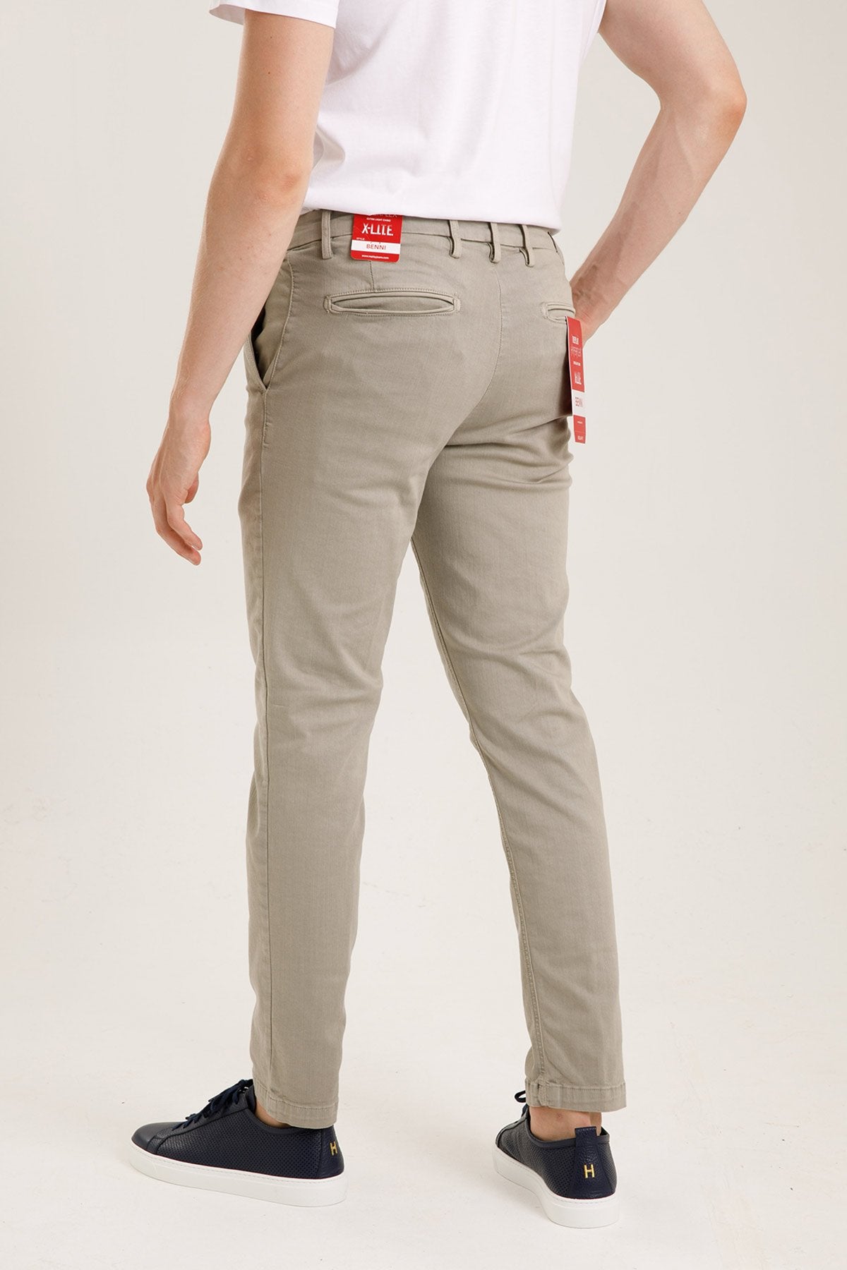 Replay Hyperflex Extra Light Chino Benni Regular Fit Pantolon-Libas Trendy Fashion Store