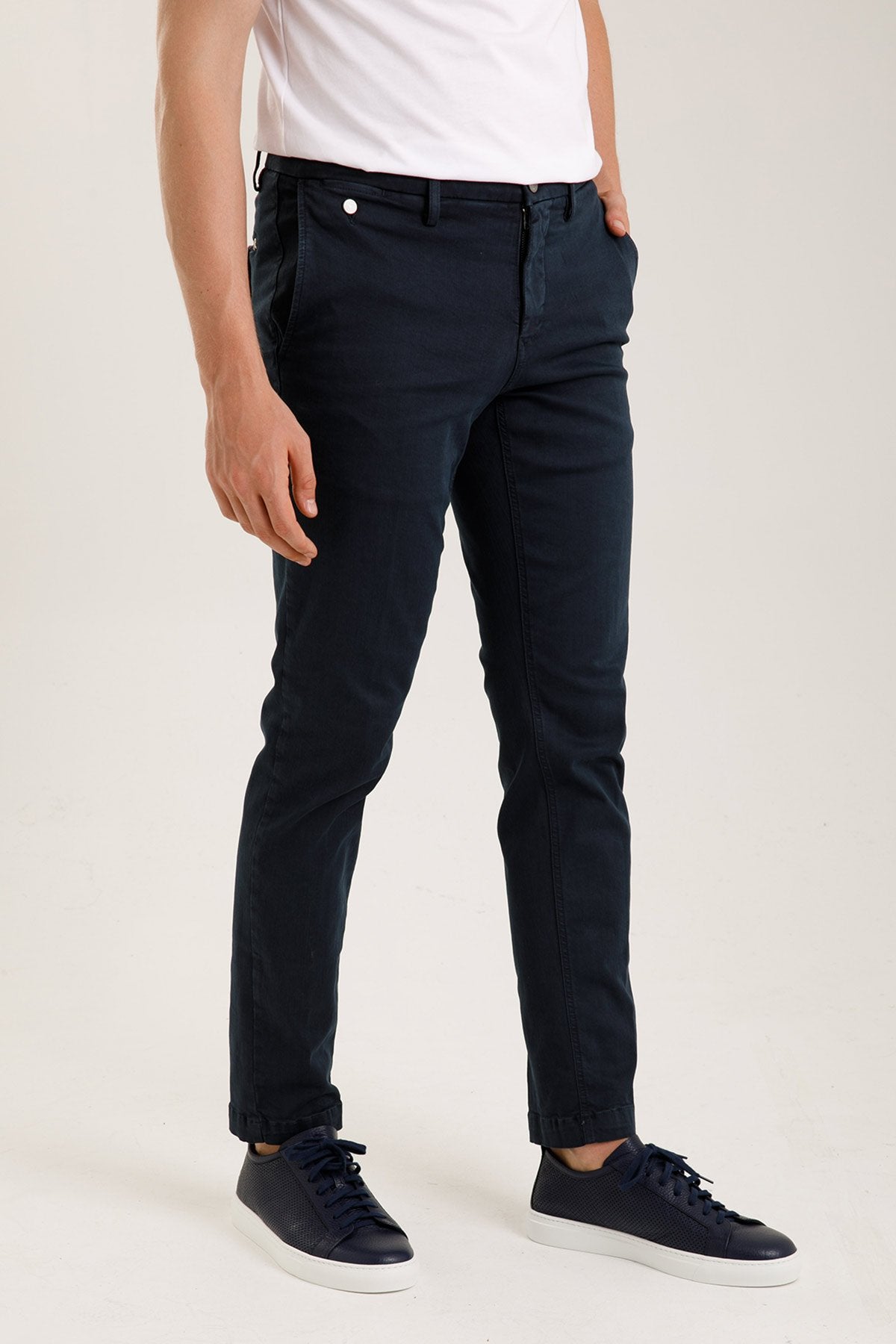 Replay Hyperflex Extra Light Chino Benni Regular Fit Pantolon-Libas Trendy Fashion Store