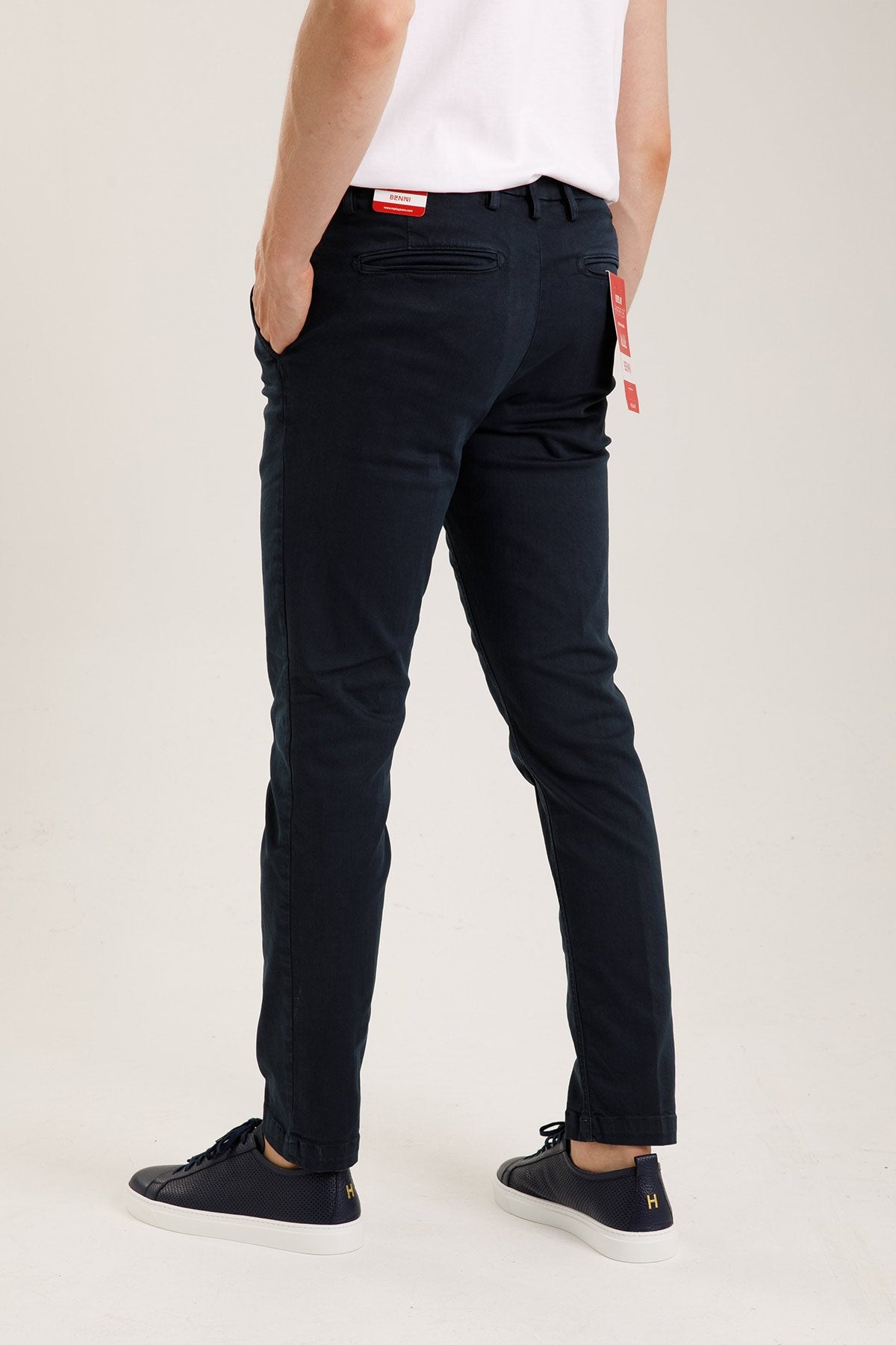 Replay Hyperflex Extra Light Chino Benni Regular Fit Pantolon-Libas Trendy Fashion Store