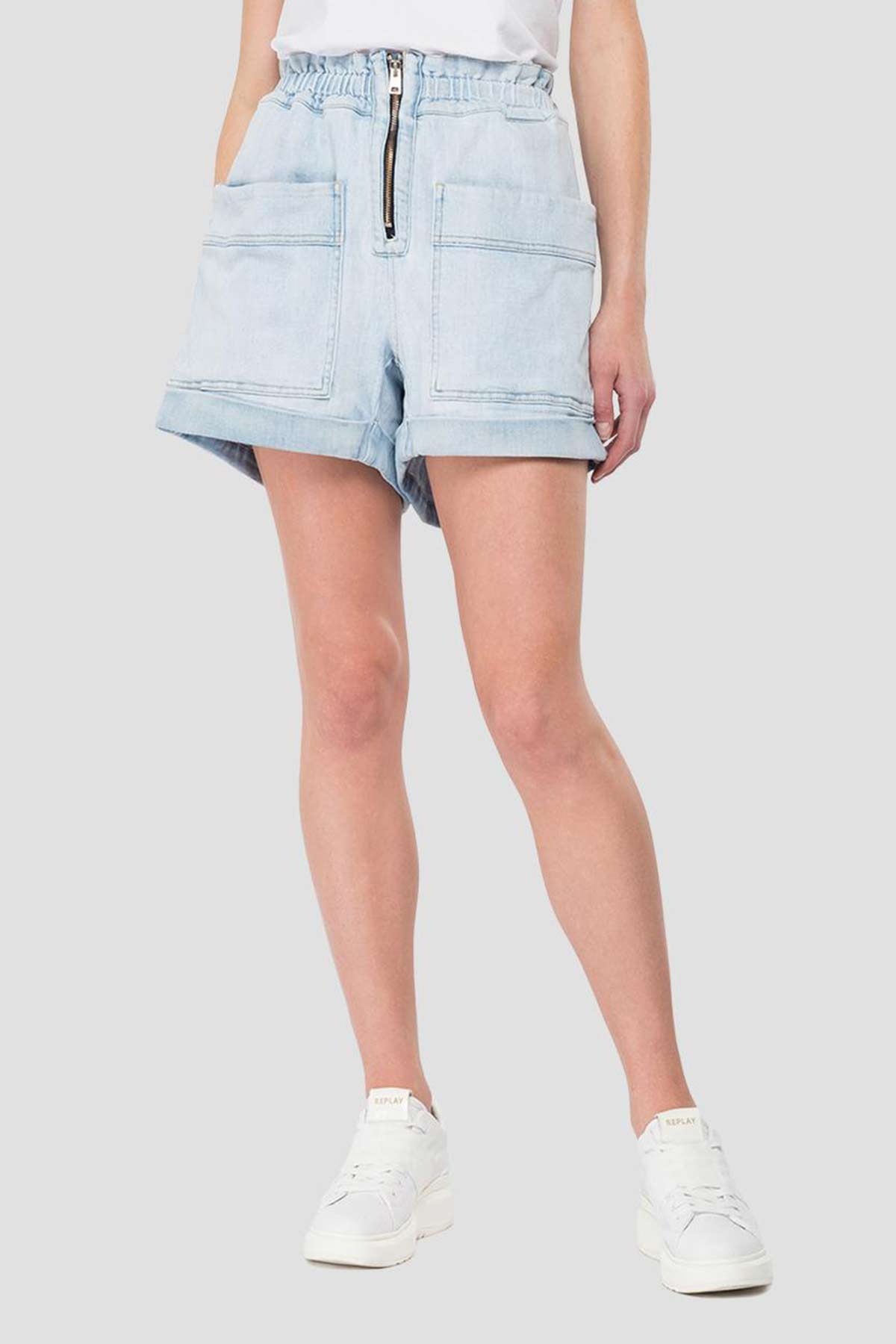 Replay Paperbag Denim Şort-Libas Trendy Fashion Store