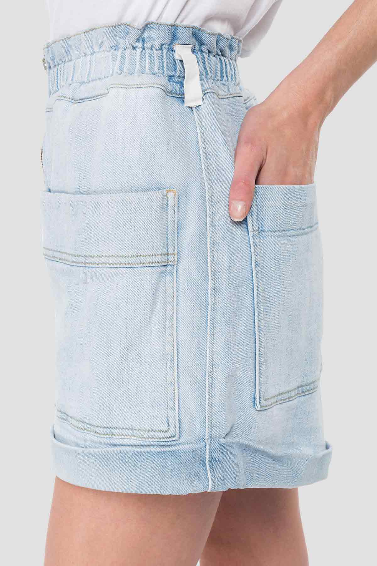 Replay Paperbag Denim Şort-Libas Trendy Fashion Store