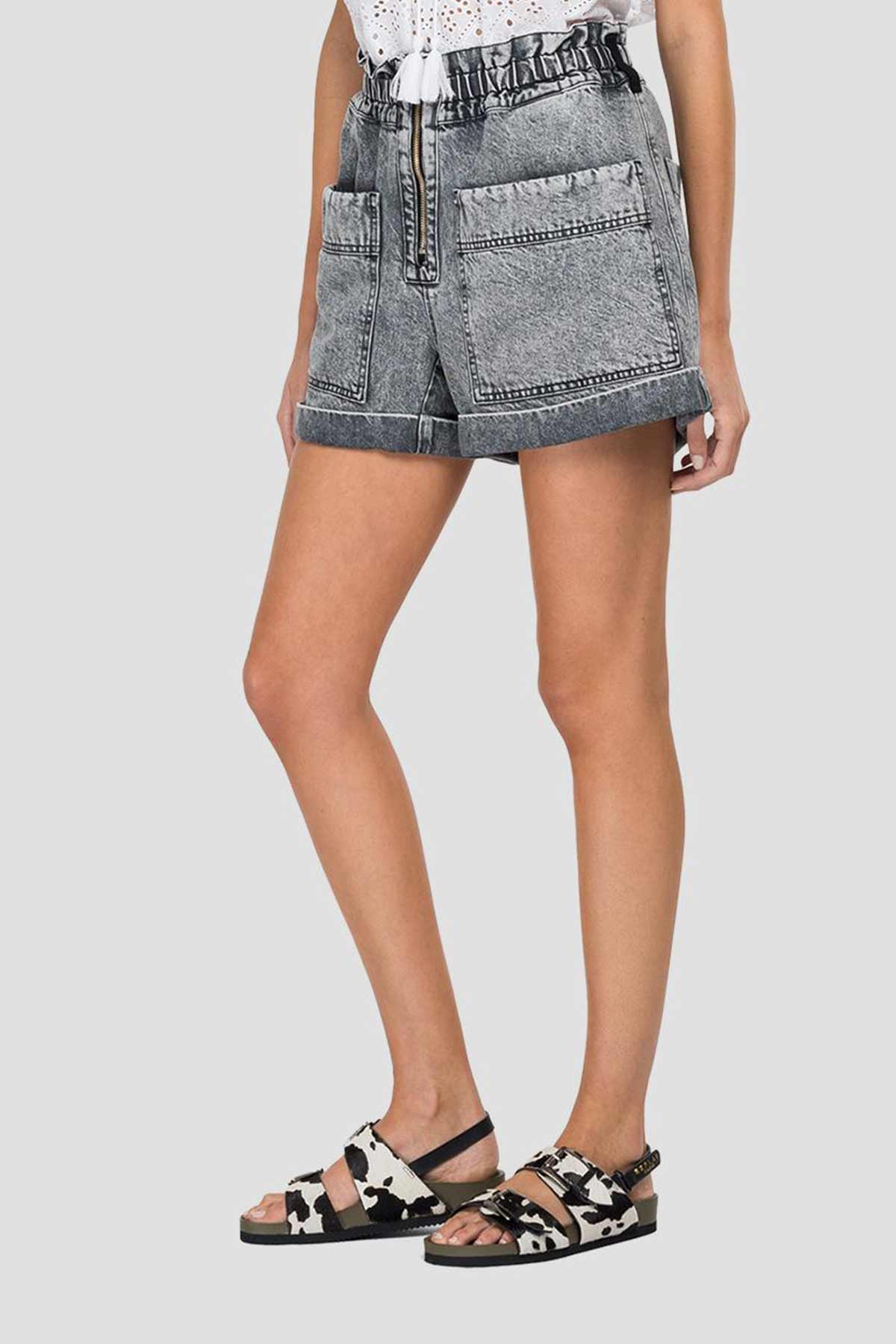 Replay Paperbag Denim Şort-Libas Trendy Fashion Store