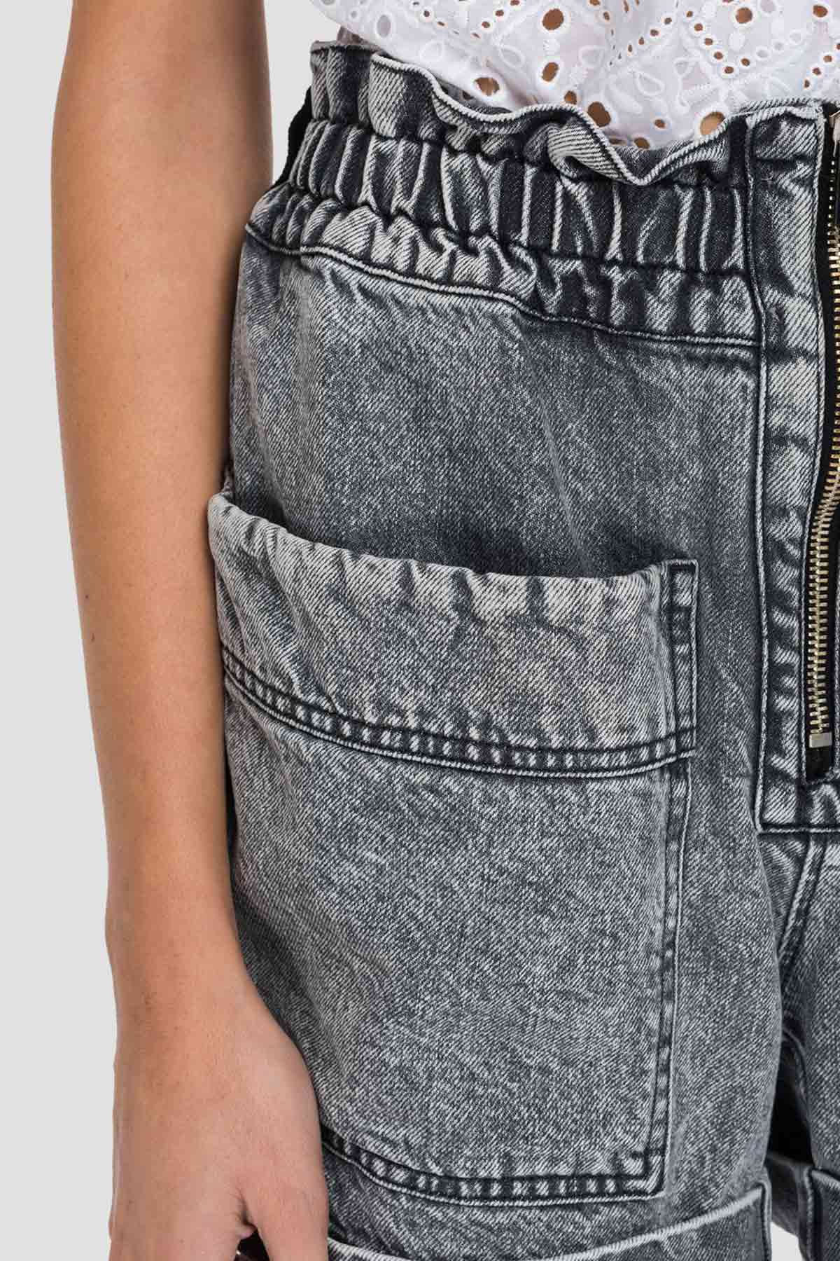 Replay Paperbag Denim Şort-Libas Trendy Fashion Store