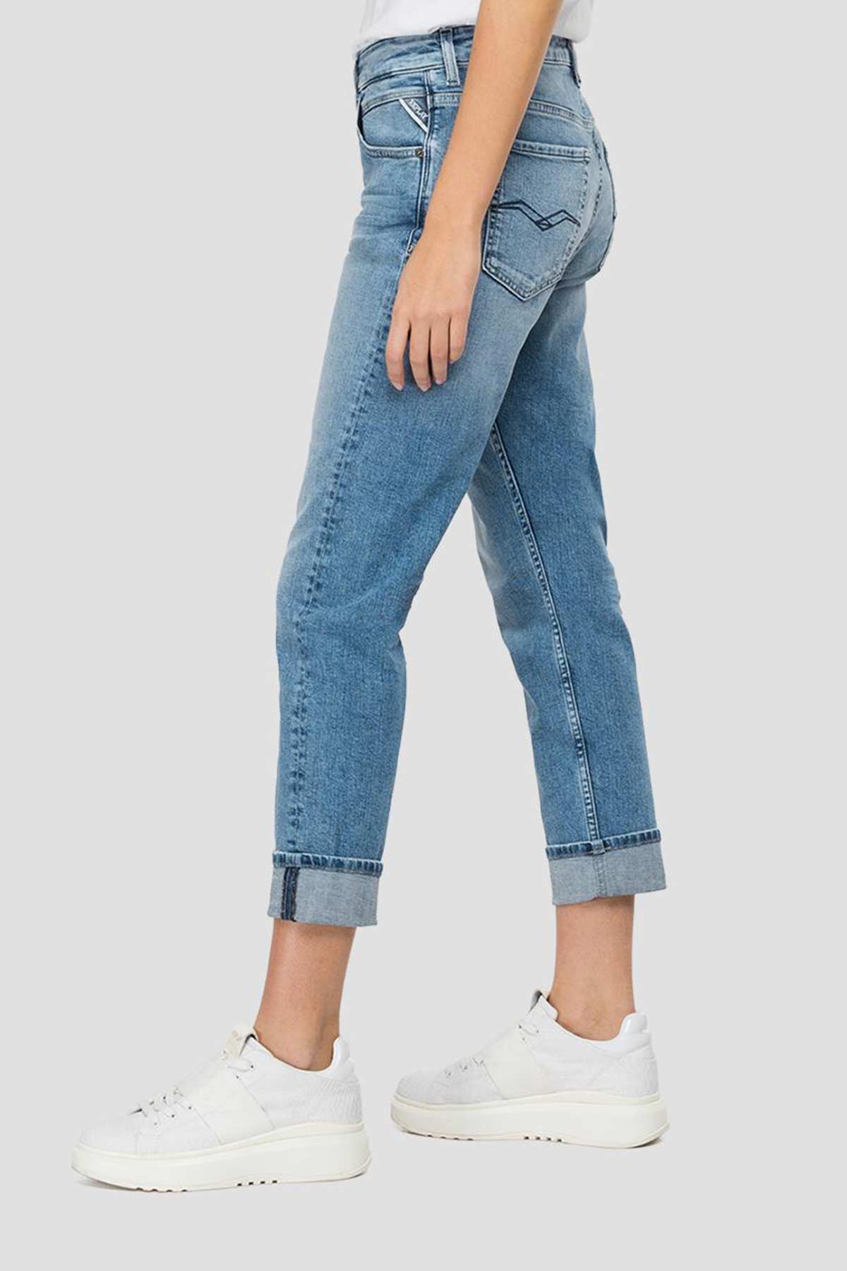 Replay Marty Slim Boyfriend Fit Biopack Organic Jeans-Libas Trendy Fashion Store