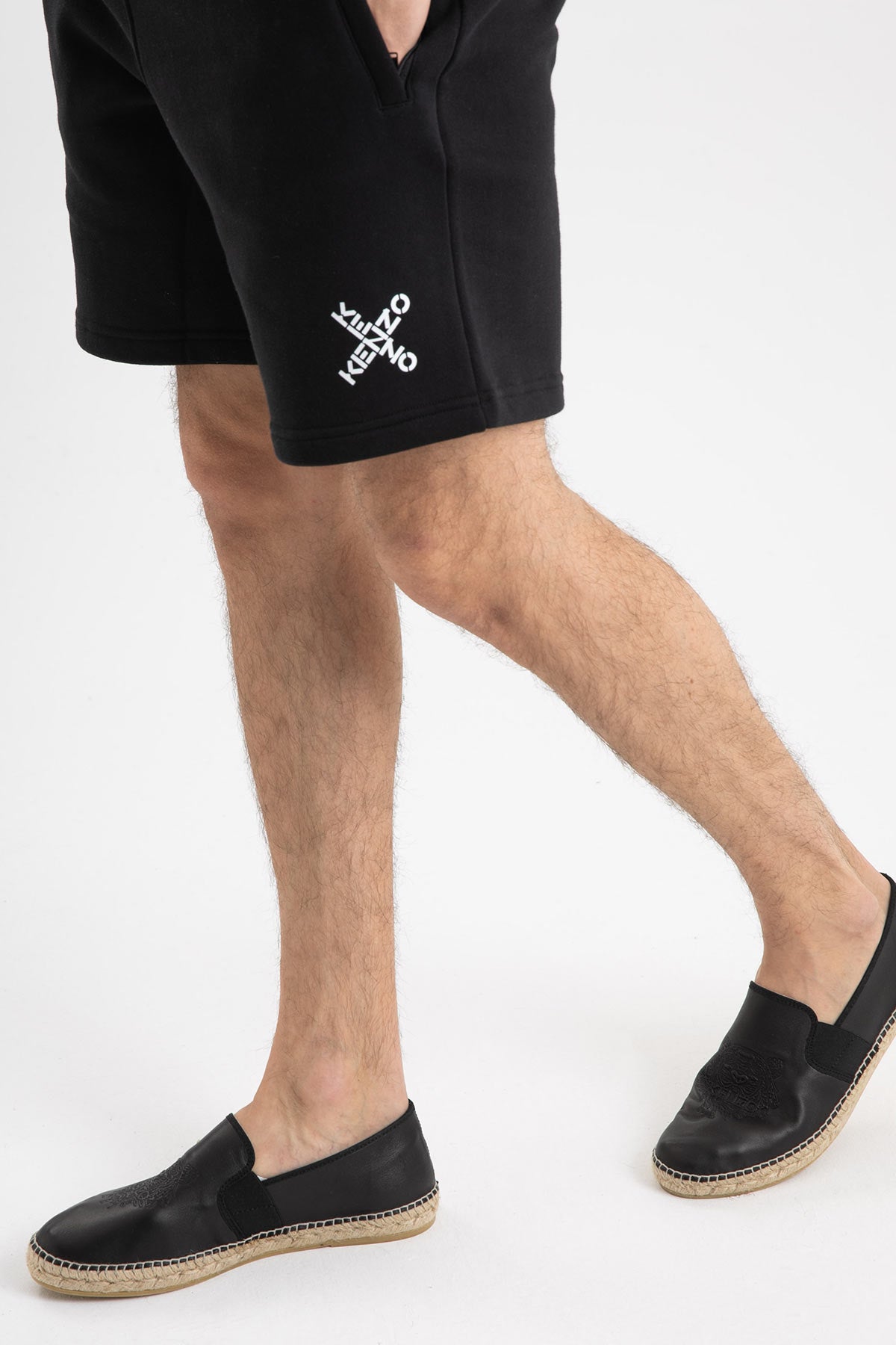 Kenzo Kaplan Logolu Deri Espadril Ayakkabı-Libas Trendy Fashion Store