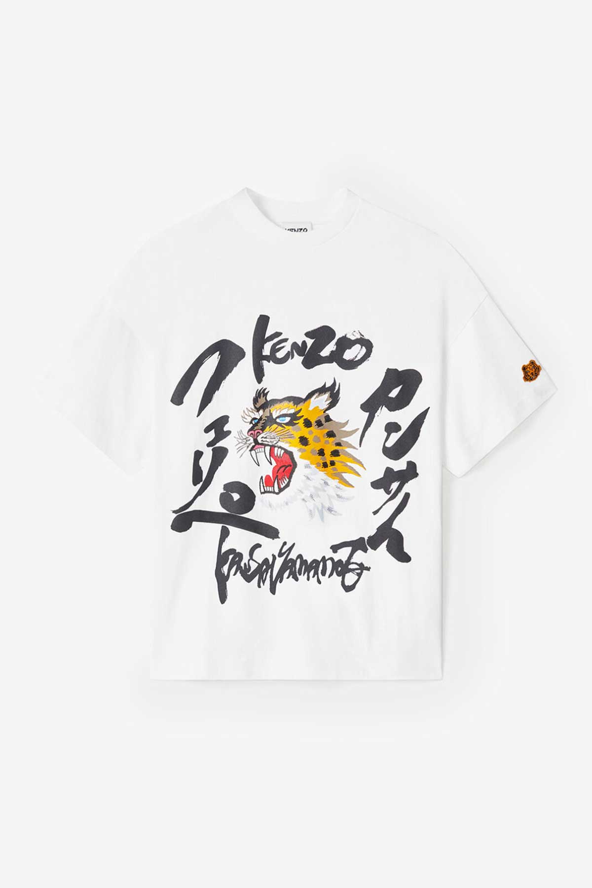 Kenzo Bol Kesim Çita Logolu T-shirt-Libas Trendy Fashion Store