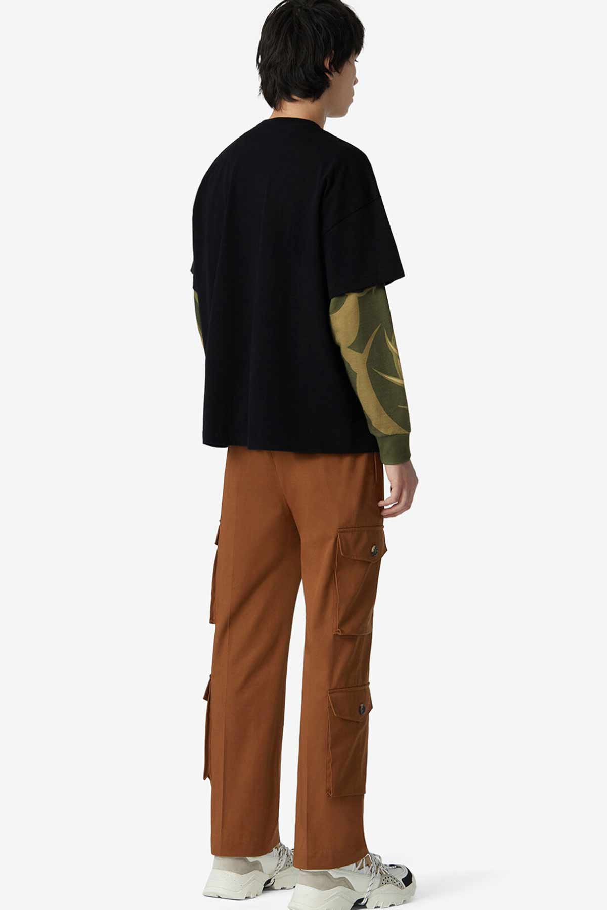 Kenzo Bol Kesim Çita Logolu T-shirt-Libas Trendy Fashion Store