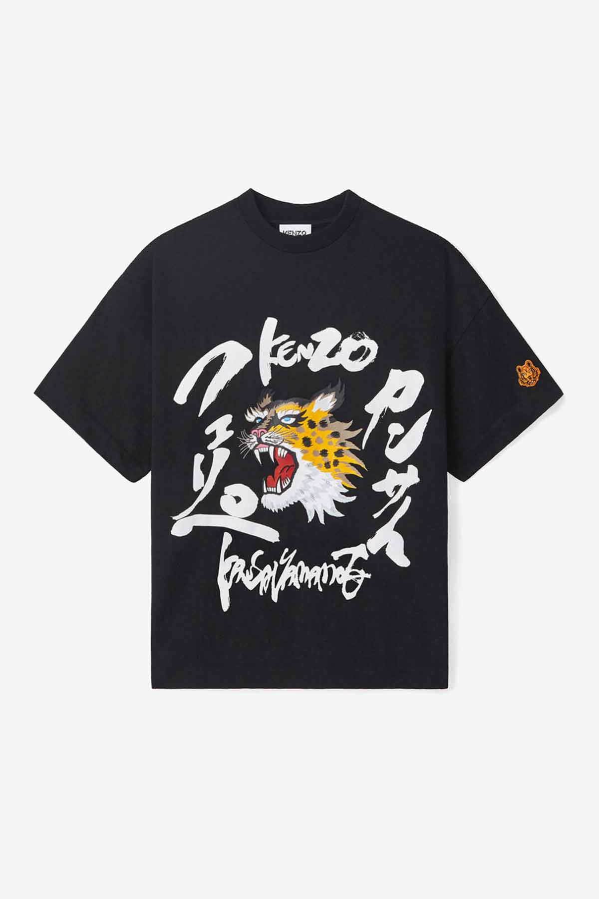 Kenzo Bol Kesim Çita Logolu T-shirt-Libas Trendy Fashion Store