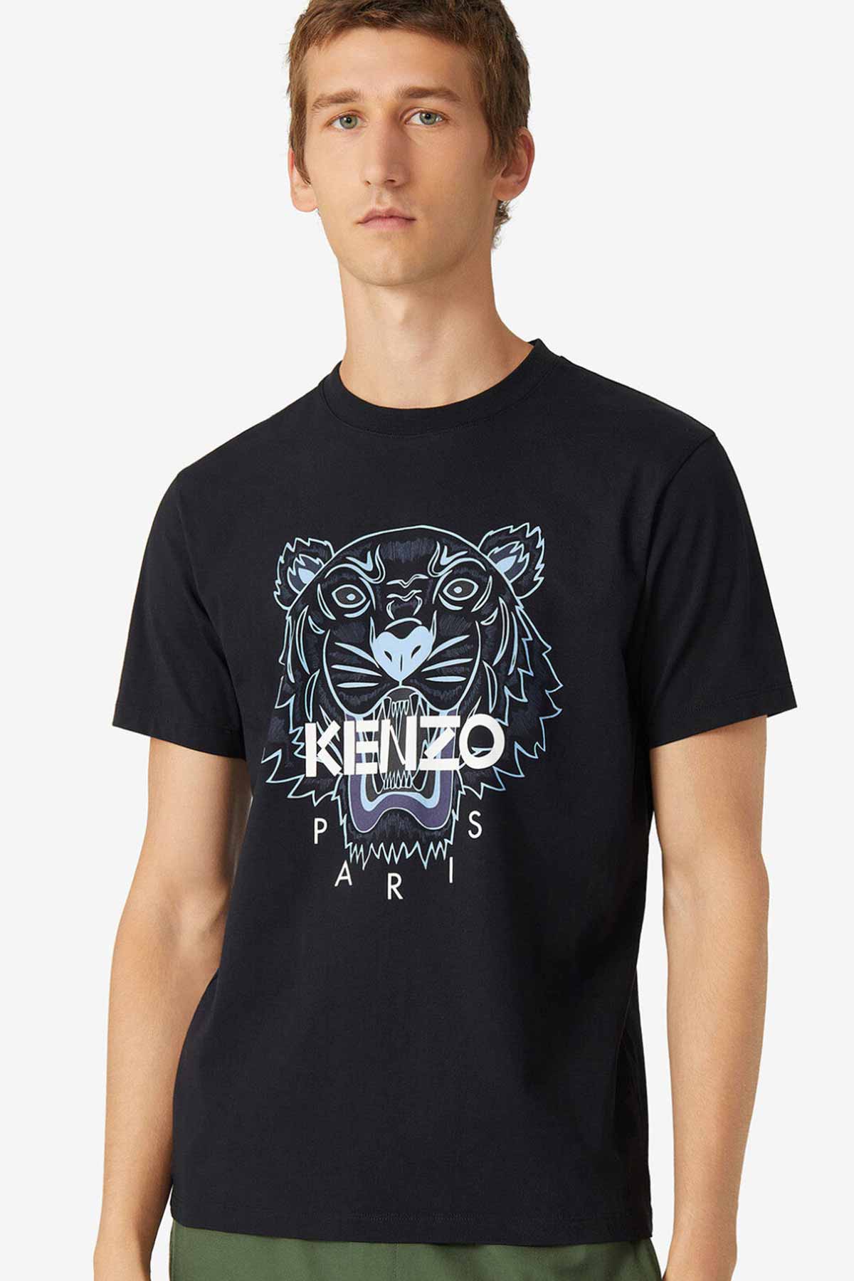 Kenzo Kaplan Logolu T-shirt-Libas Trendy Fashion Store