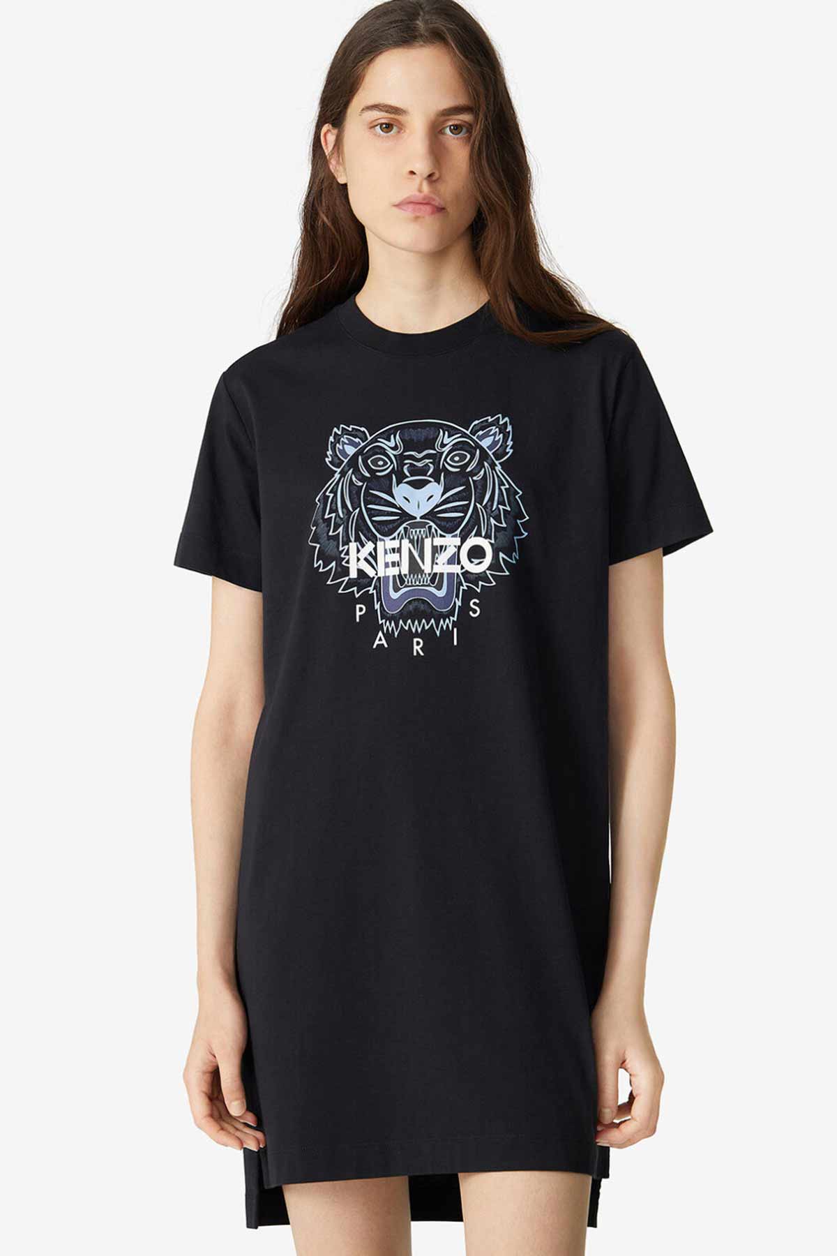 Kenzo Kaplan Logolu T-shirt Elbise-Libas Trendy Fashion Store