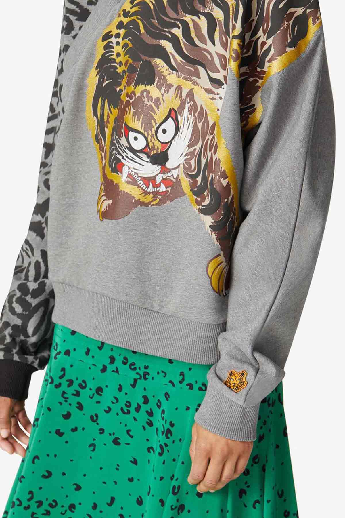 Kenzo Çita Logolu Sweatshirt-Libas Trendy Fashion Store