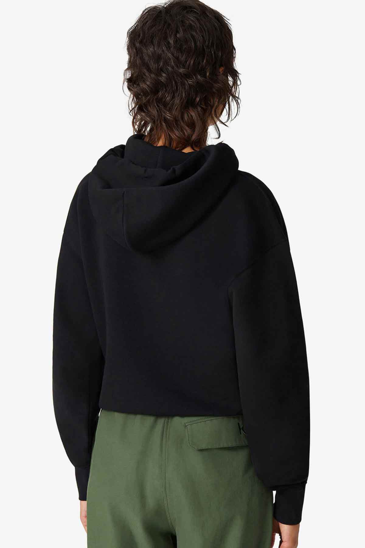 Kenzo Kaplan Logolu Kapüşonlu Sweatshirt-Libas Trendy Fashion Store