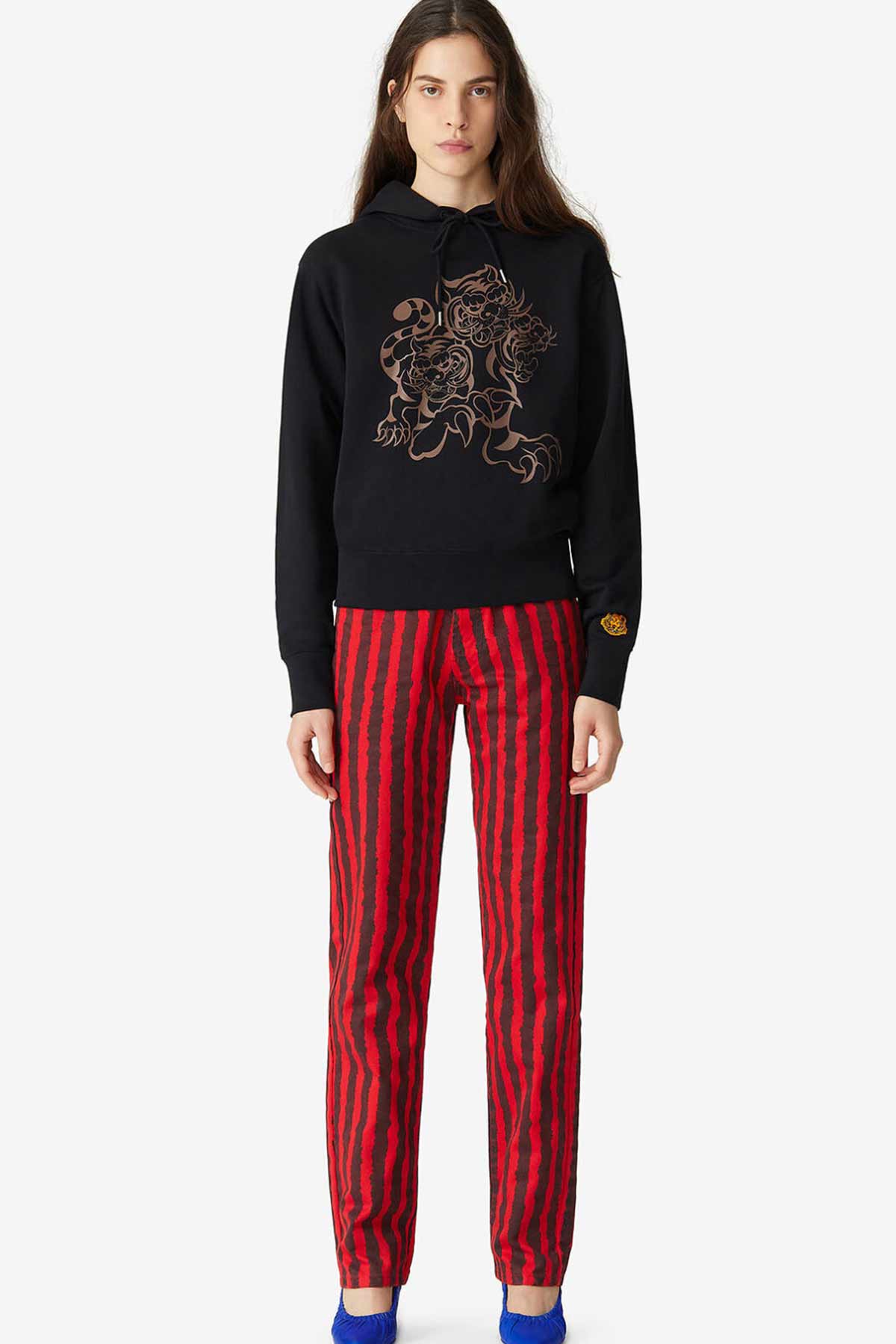 Kenzo 3 Kaplan Logolu Kapüşonlu Sweatshirt-Libas Trendy Fashion Store