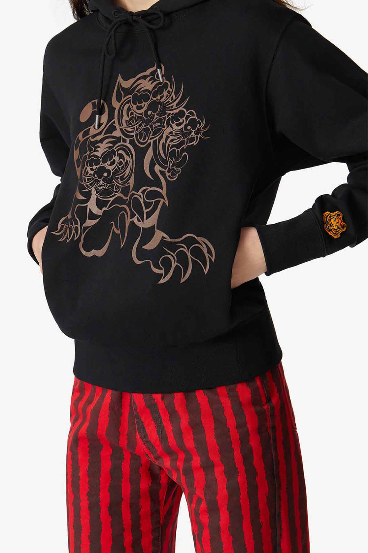 Kenzo 3 Kaplan Logolu Kapüşonlu Sweatshirt-Libas Trendy Fashion Store