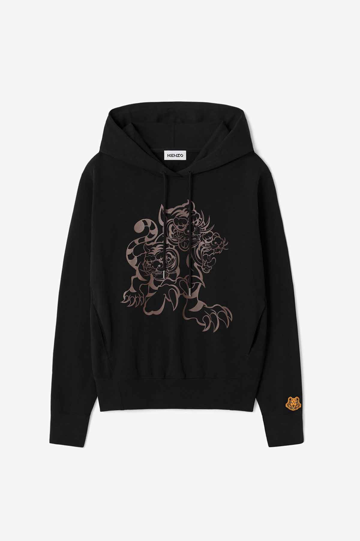 Kenzo 3 Kaplan Logolu Kapüşonlu Sweatshirt-Libas Trendy Fashion Store
