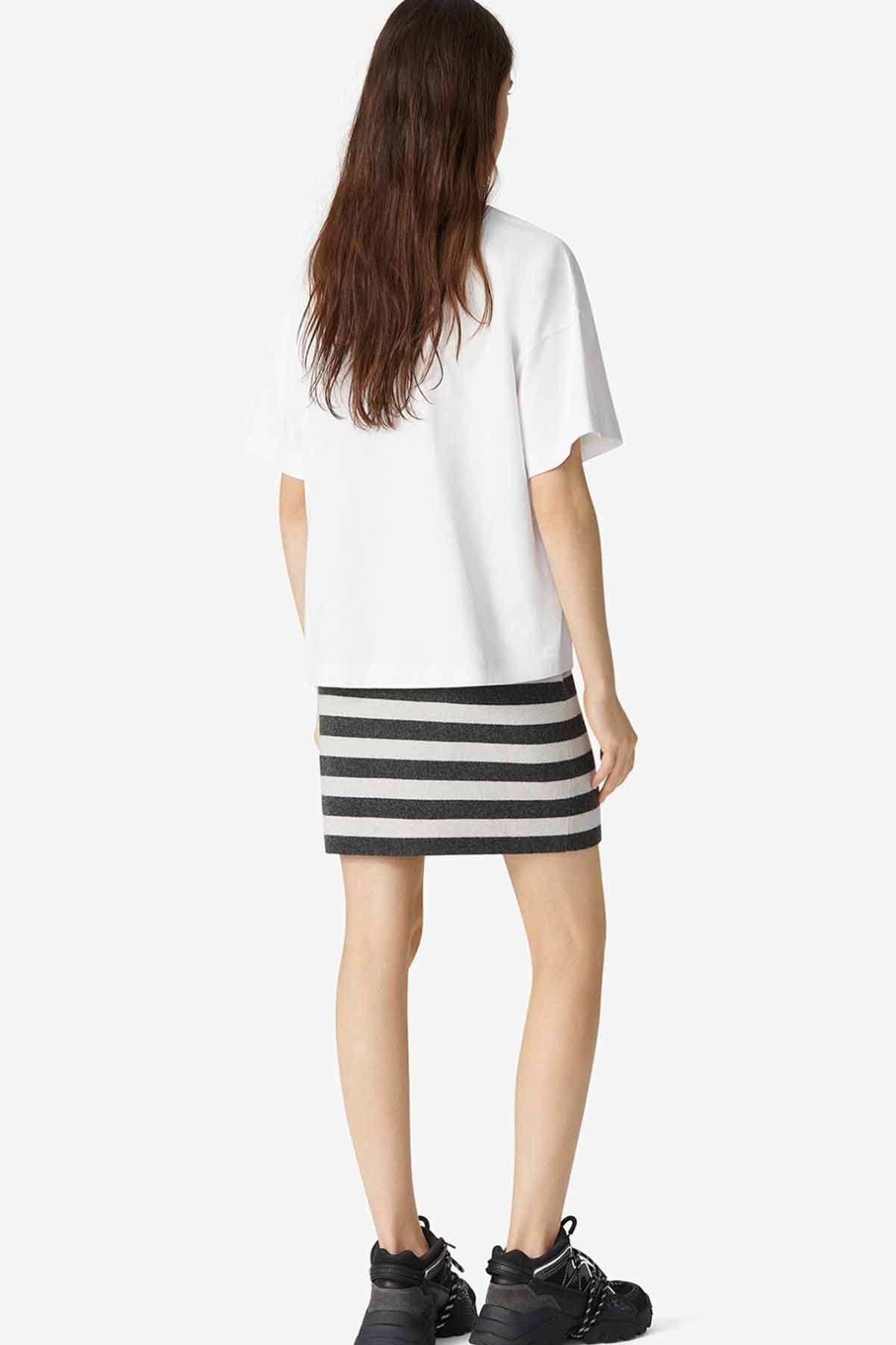 Kenzo Çita Logolu Bol Kesim T-shirt-Libas Trendy Fashion Store