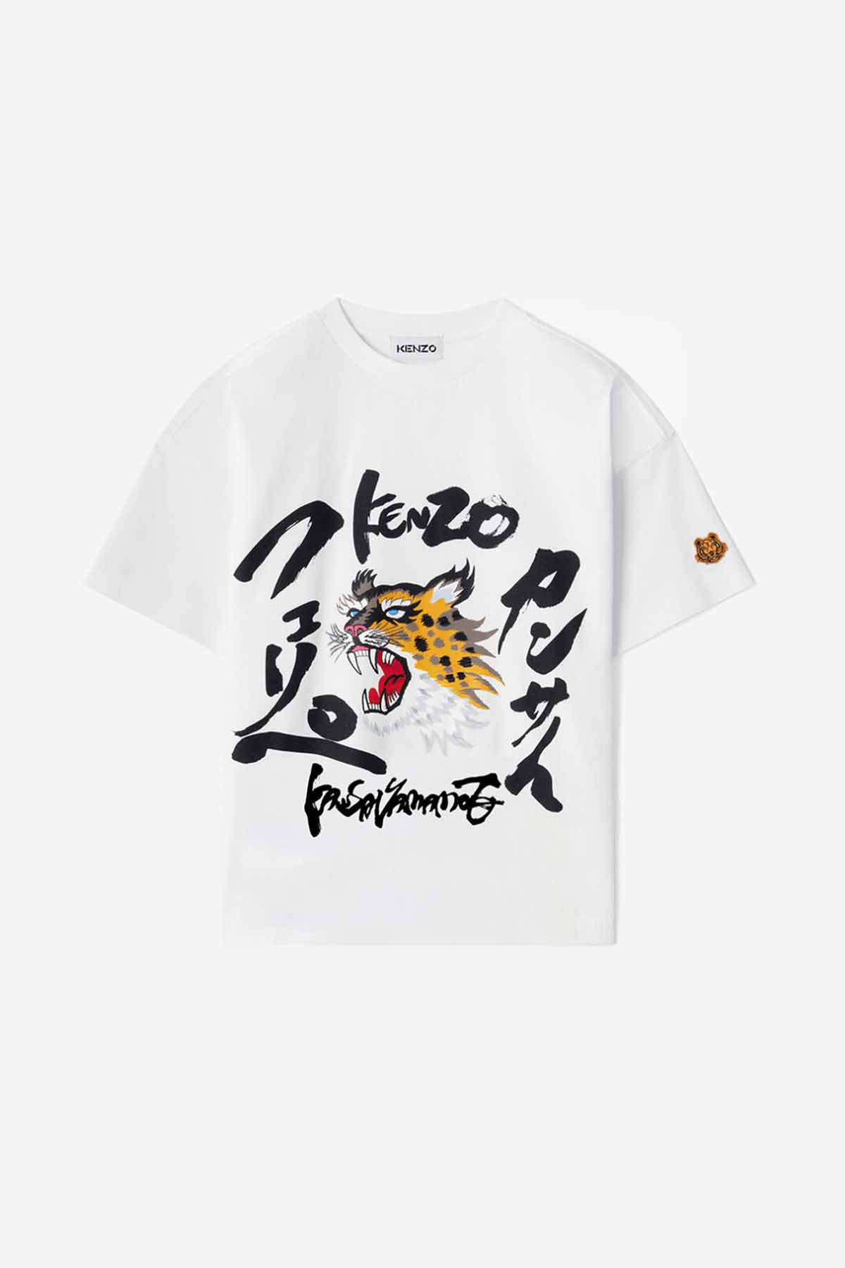 Kenzo Çita Logolu Bol Kesim T-shirt-Libas Trendy Fashion Store