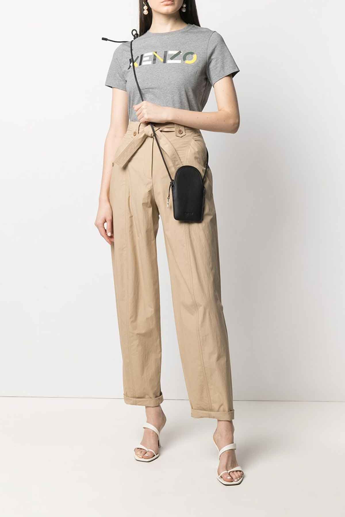 Kenzo Yuvarlak Yaka Logolu T-shirt-Libas Trendy Fashion Store