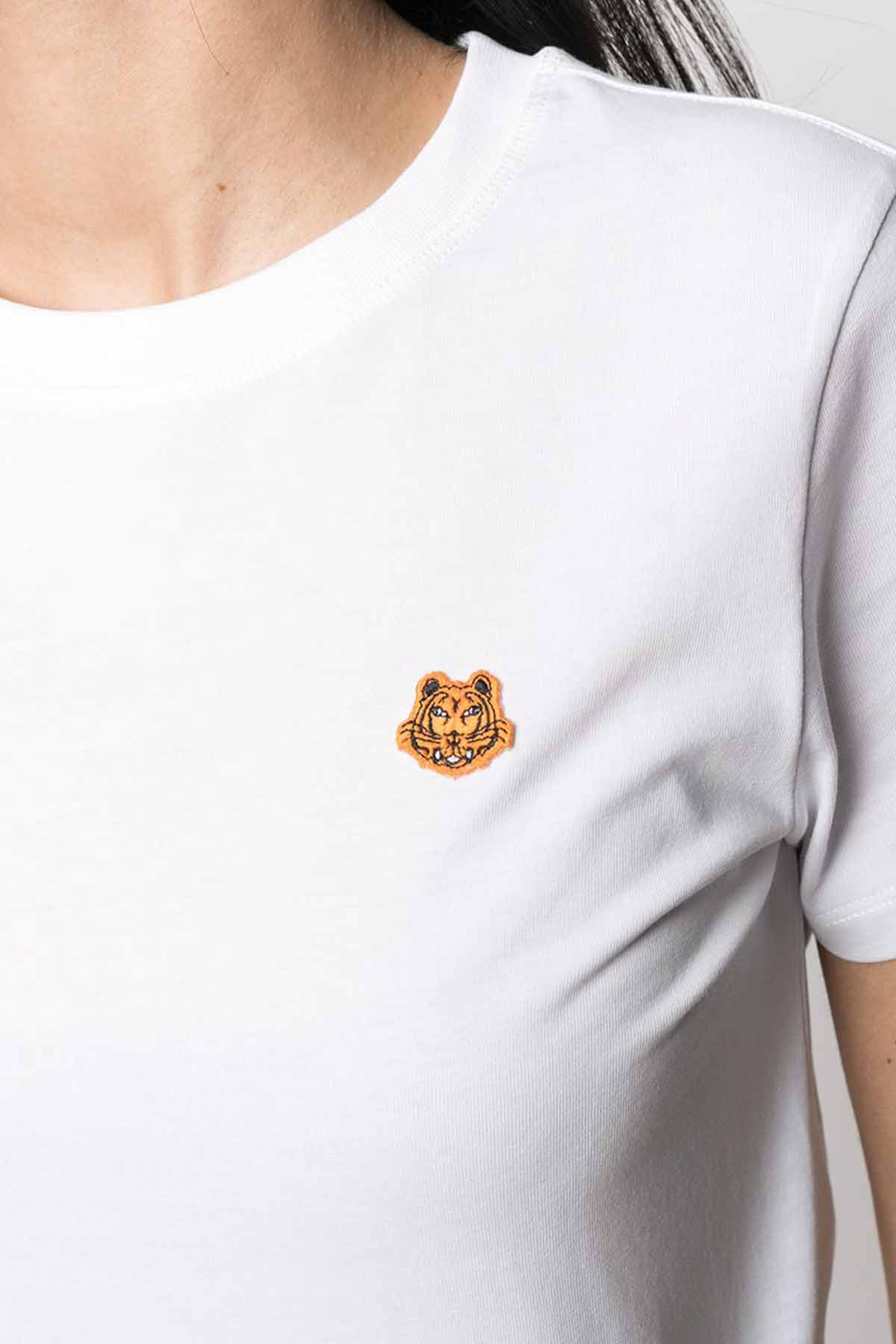 Kenzo Kaplan Logolu Yuvarlak Yaka T-shirt-Libas Trendy Fashion Store