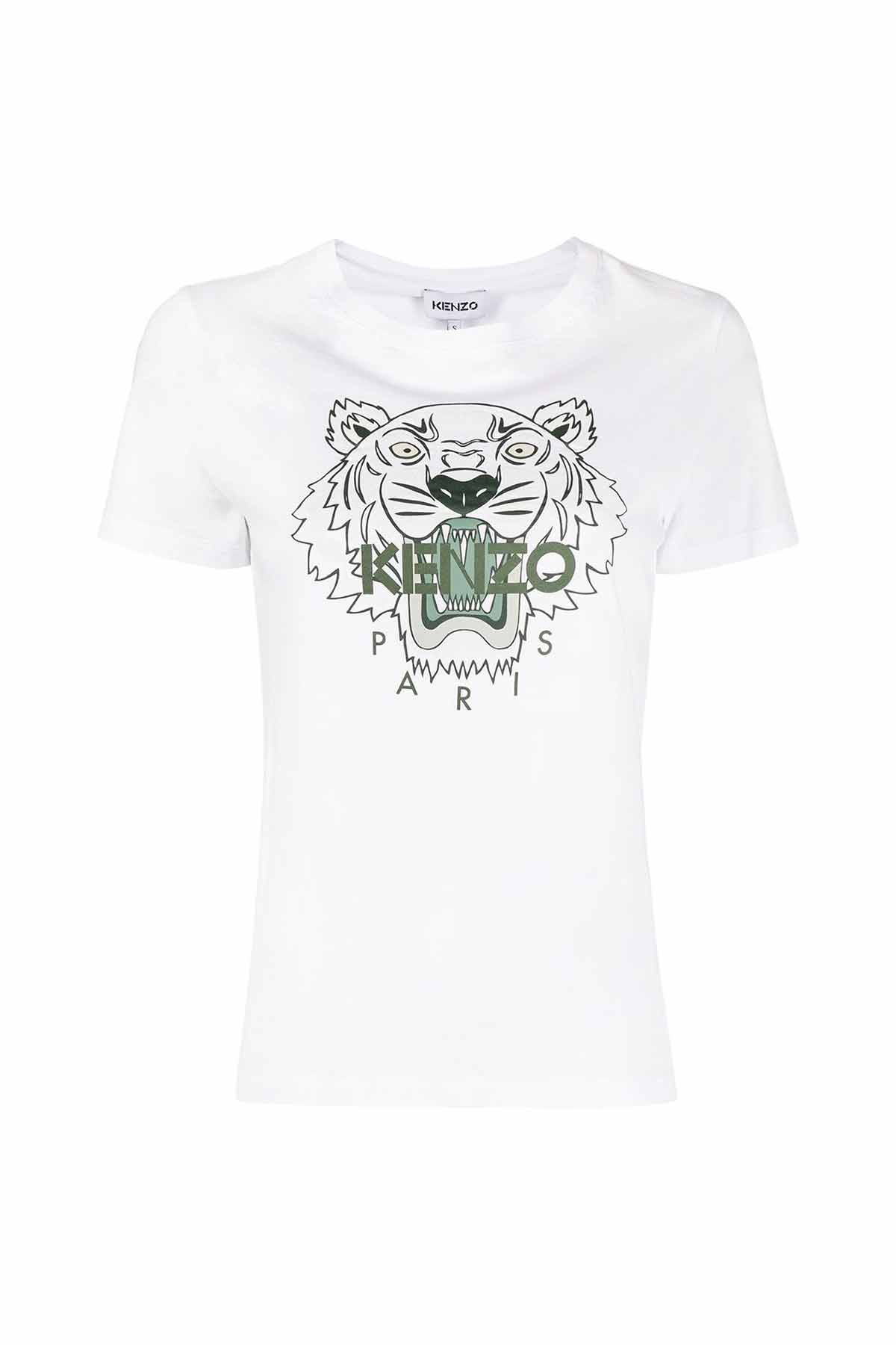 Kenzo Kaplan Logolu T-shirt-Libas Trendy Fashion Store