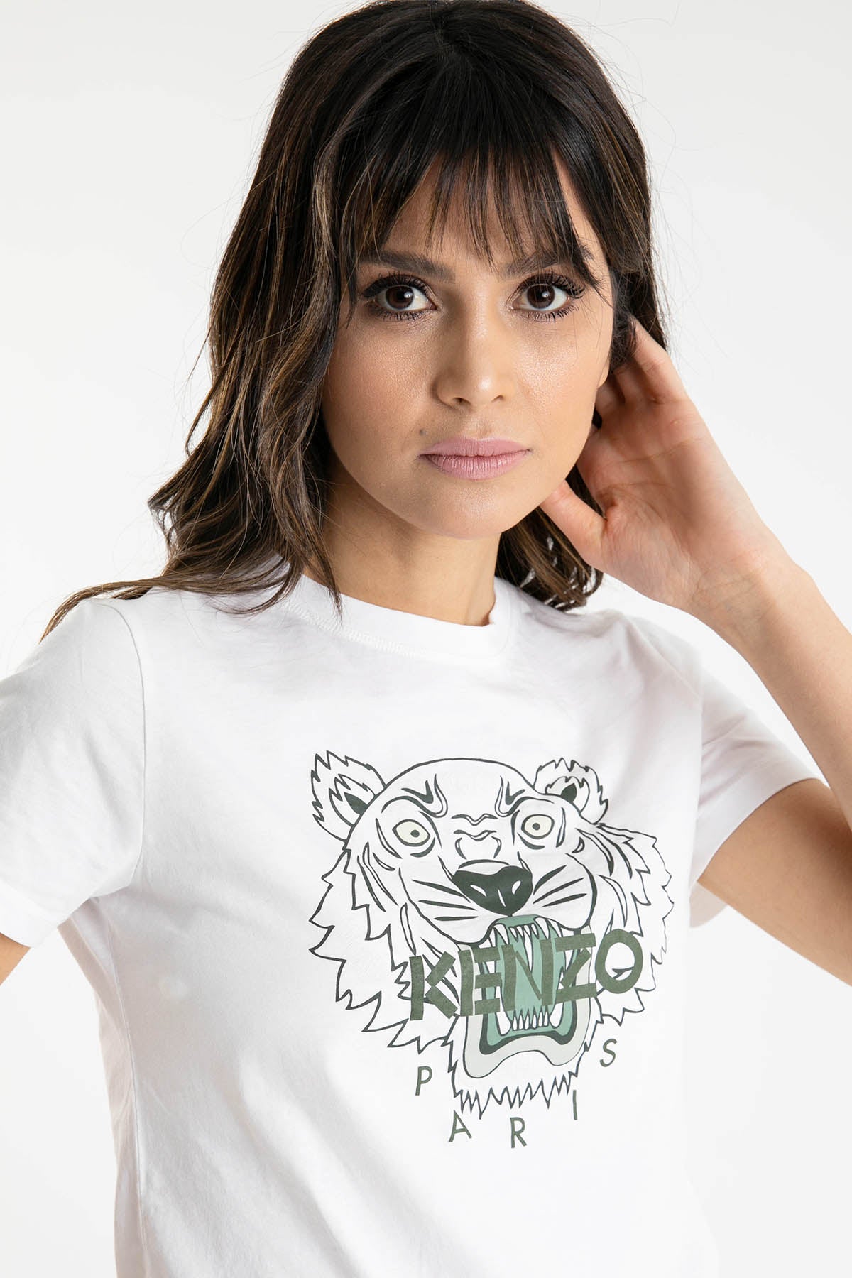 Kenzo Kaplan Logolu T-shirt-Libas Trendy Fashion Store