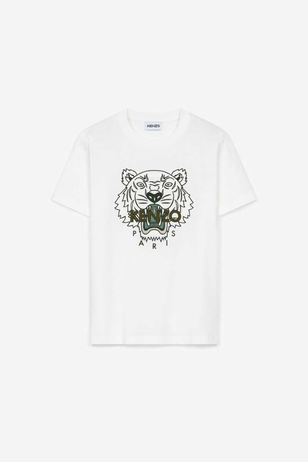 Kenzo Kaplan Logolu Bol Kesim T-shirt-Libas Trendy Fashion Store