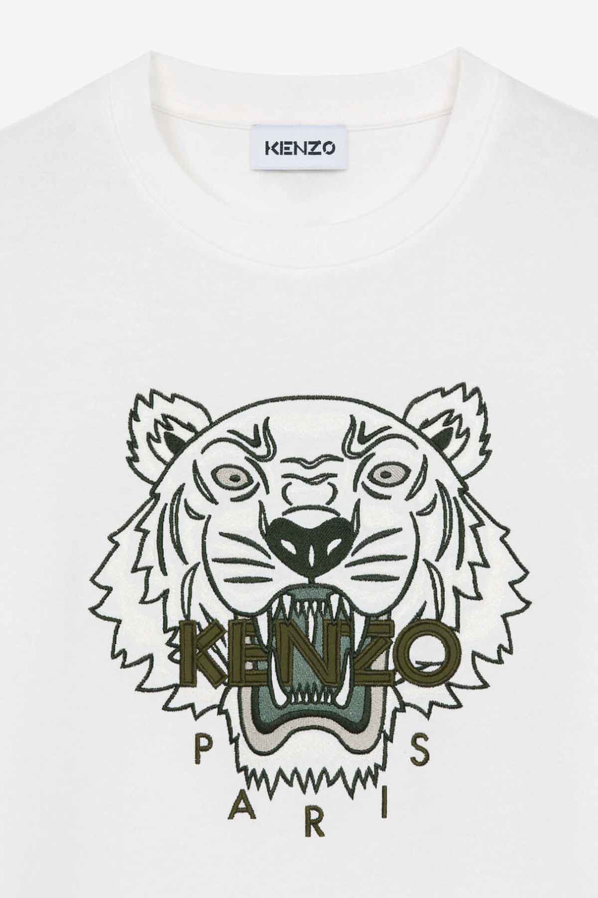 Kenzo Kaplan Logolu Bol Kesim T-shirt-Libas Trendy Fashion Store