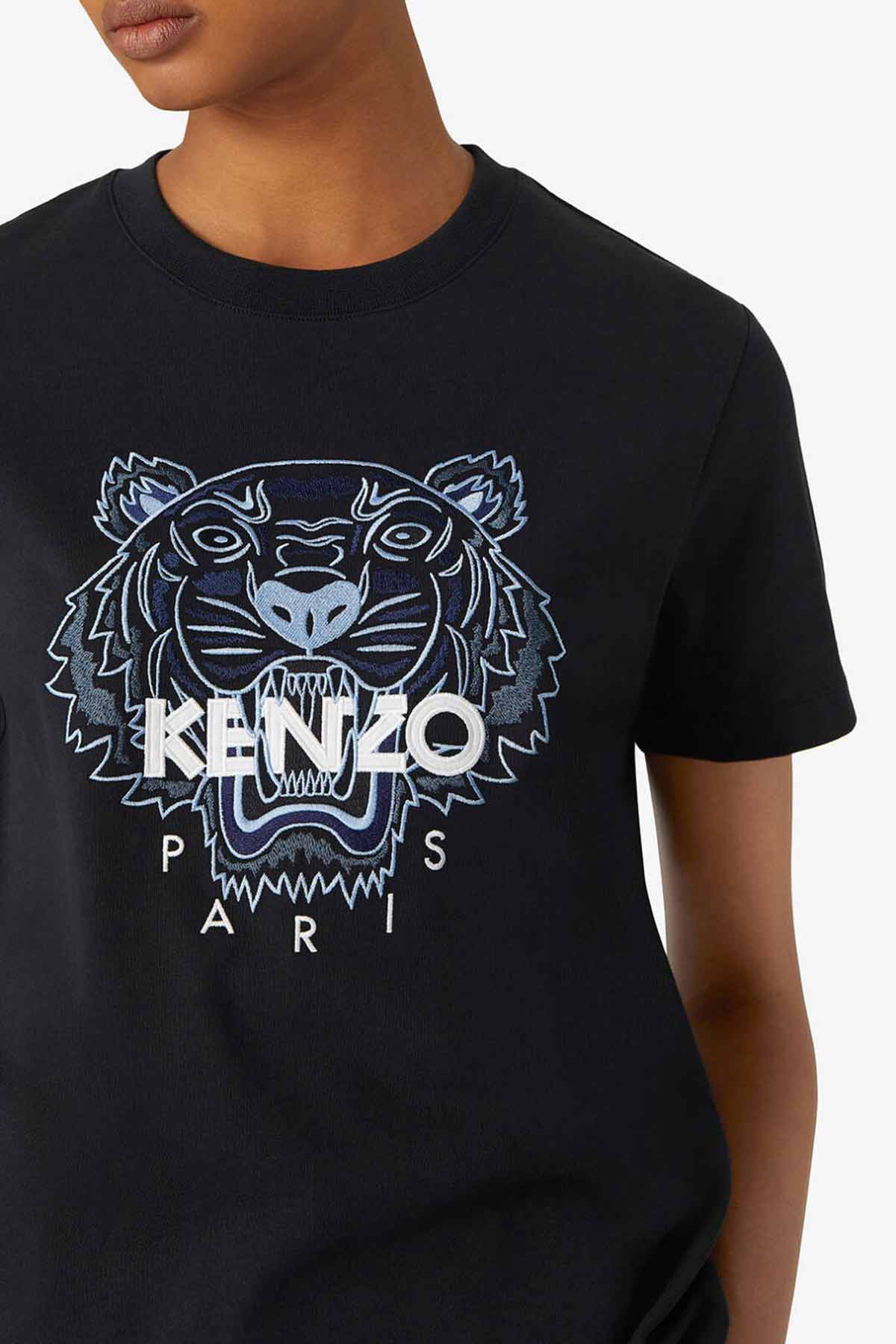 Kenzo Kaplan Logolu Bol Kesim T-shirt-Libas Trendy Fashion Store