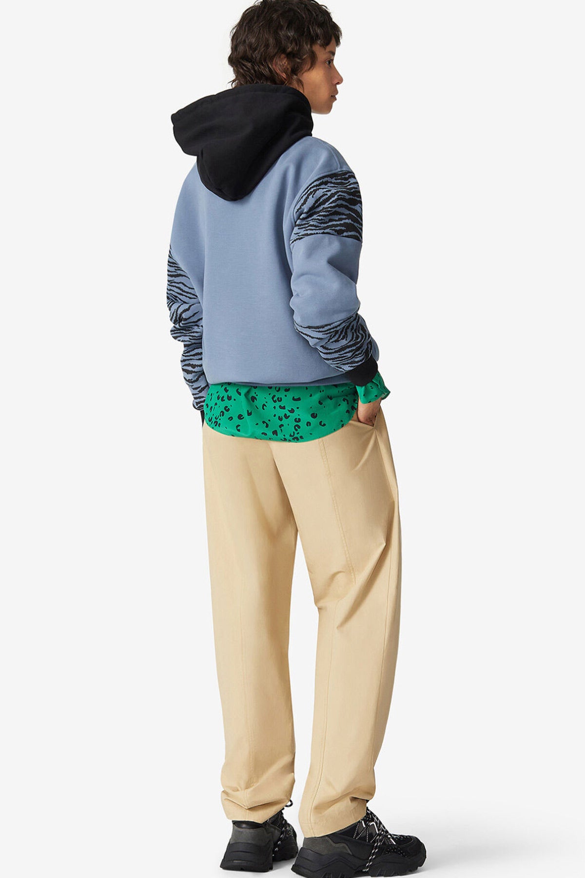 Kenzo Çita Logolu Kapüşonlu Sweatshirt-Libas Trendy Fashion Store