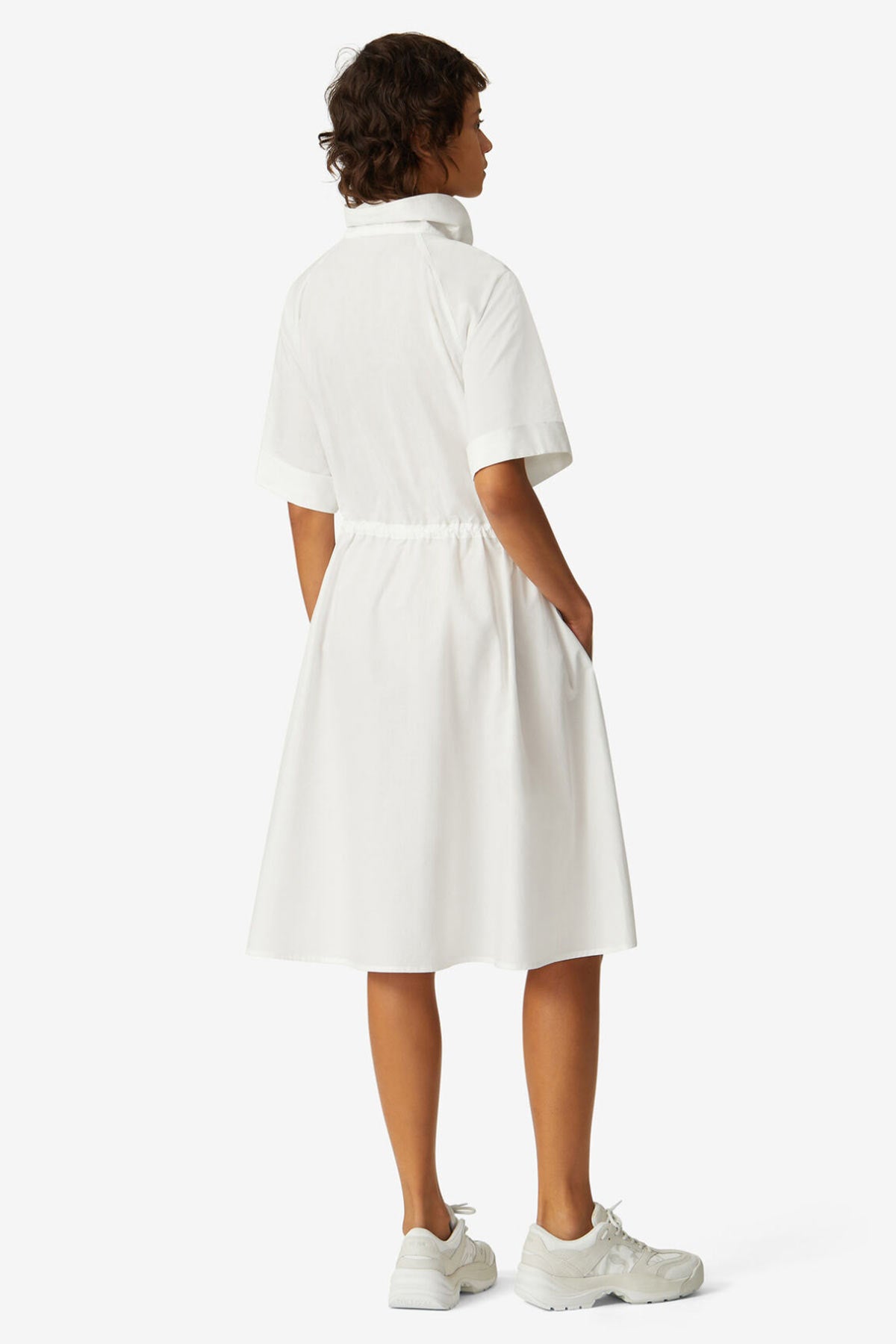 Kenzo Belden Büzgülü Midi Boy Elbise-Libas Trendy Fashion Store