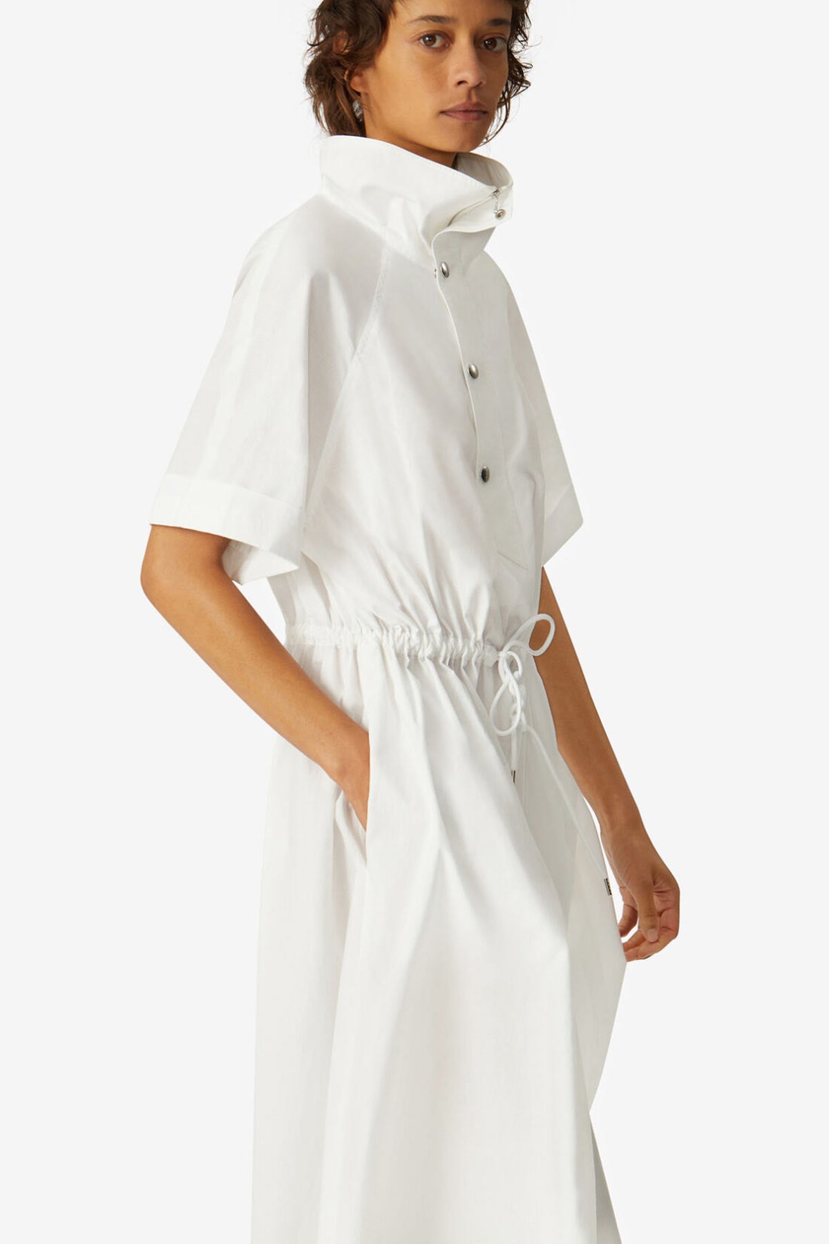 Kenzo Belden Büzgülü Midi Boy Elbise-Libas Trendy Fashion Store