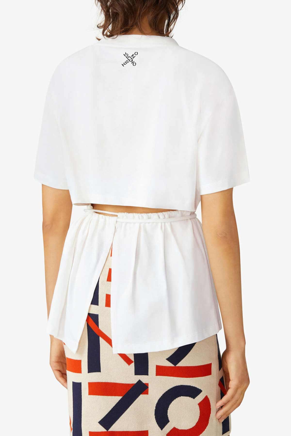 Kenzo Sport Belden Bağlamalı T-shirt-Libas Trendy Fashion Store