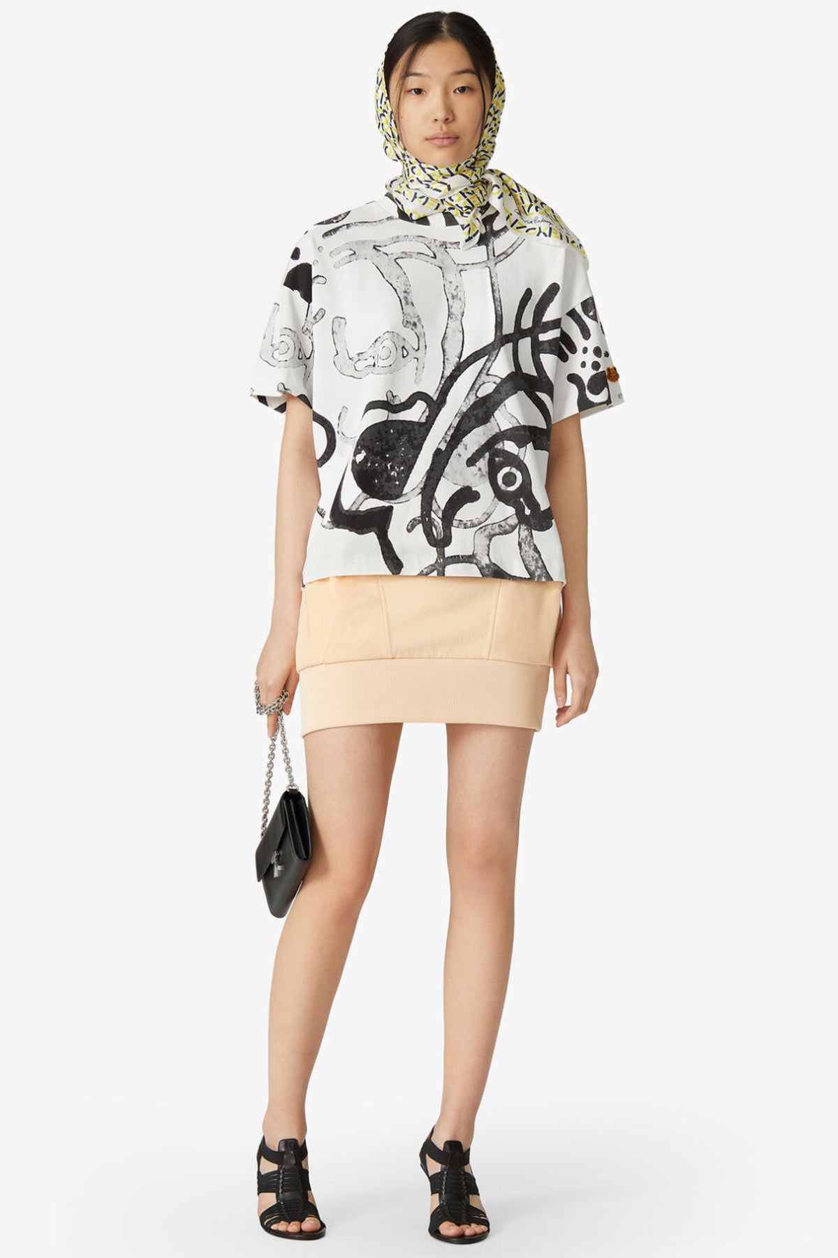 Kenzo Boxy Fit Baskılı T-shirt-Libas Trendy Fashion Store